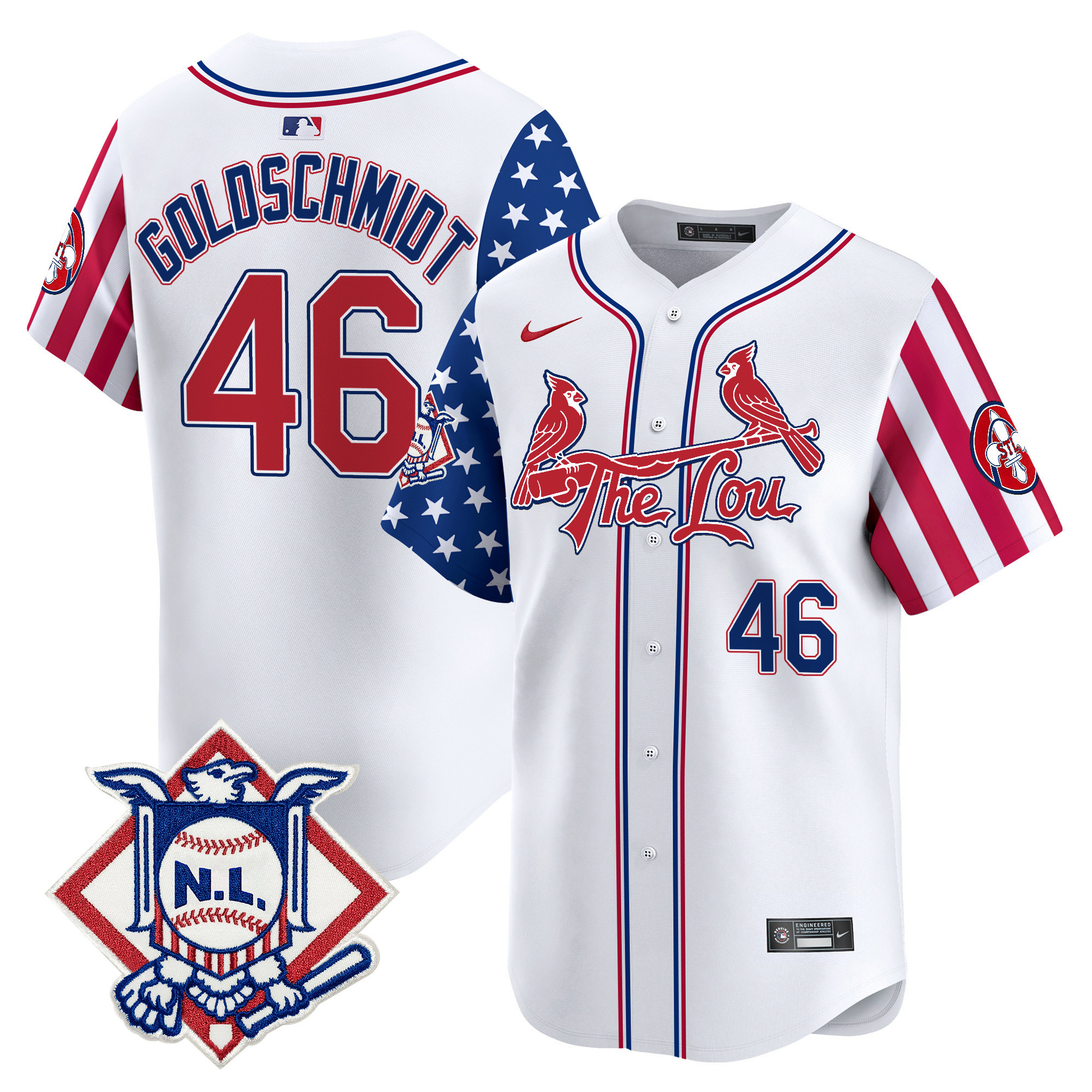 Men's St. Louis Cardinals 2024 Fourth of July Vapor Premier Limited Jersey - All Stitched