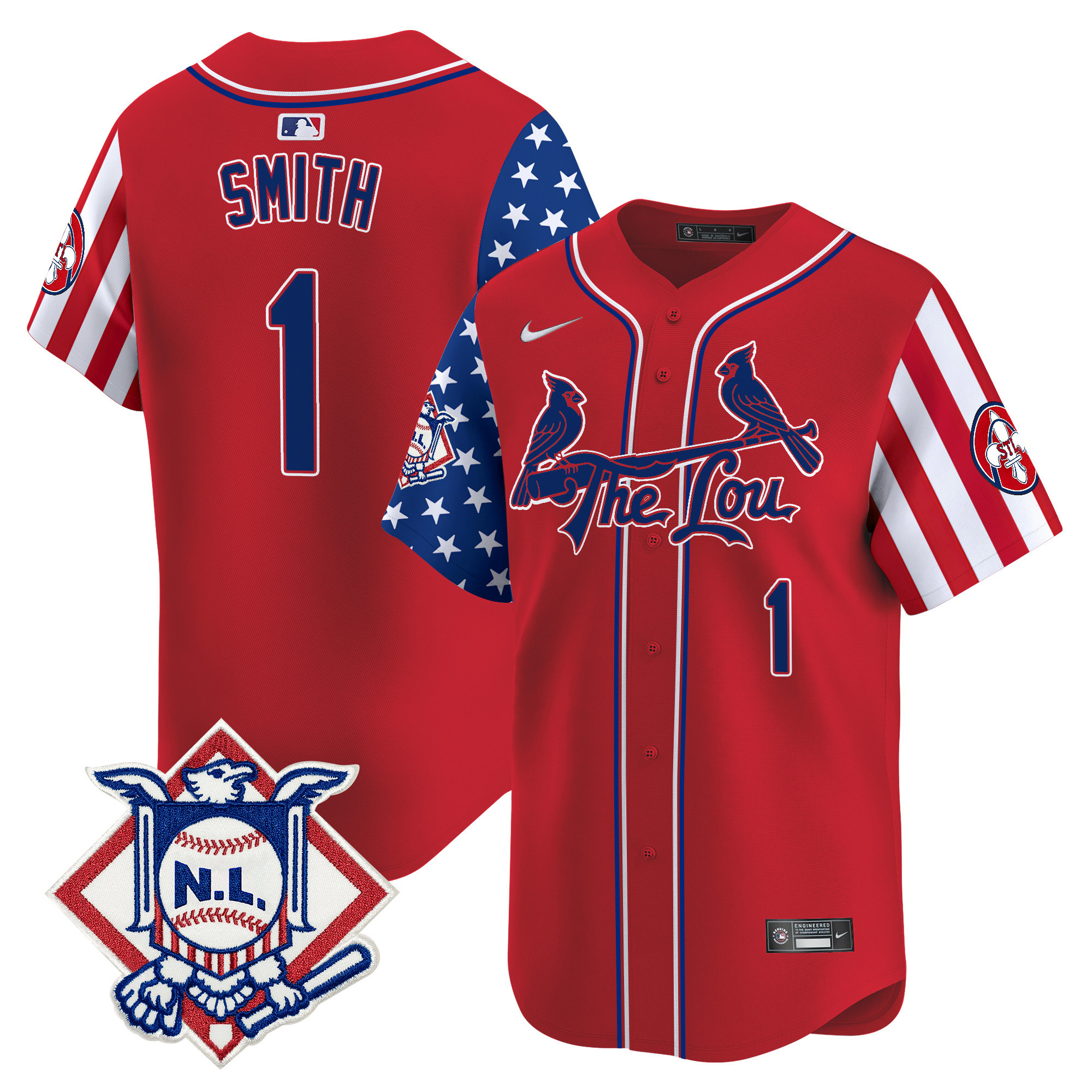 Men's St. Louis Cardinals 2024 Fourth of July Vapor Premier Limited Jersey - All Stitched