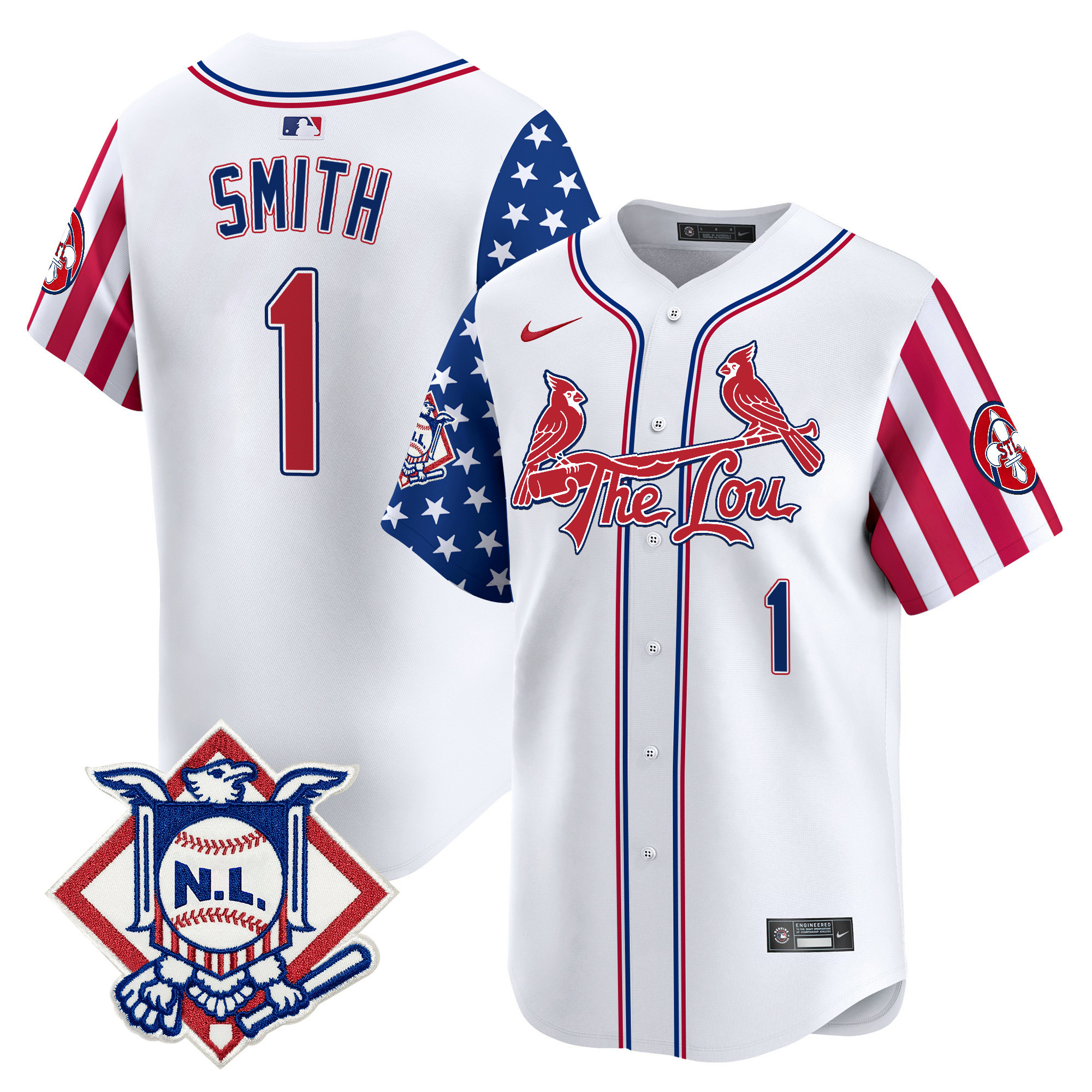 Men's St. Louis Cardinals 2024 Fourth of July Vapor Premier Limited Jersey - All Stitched