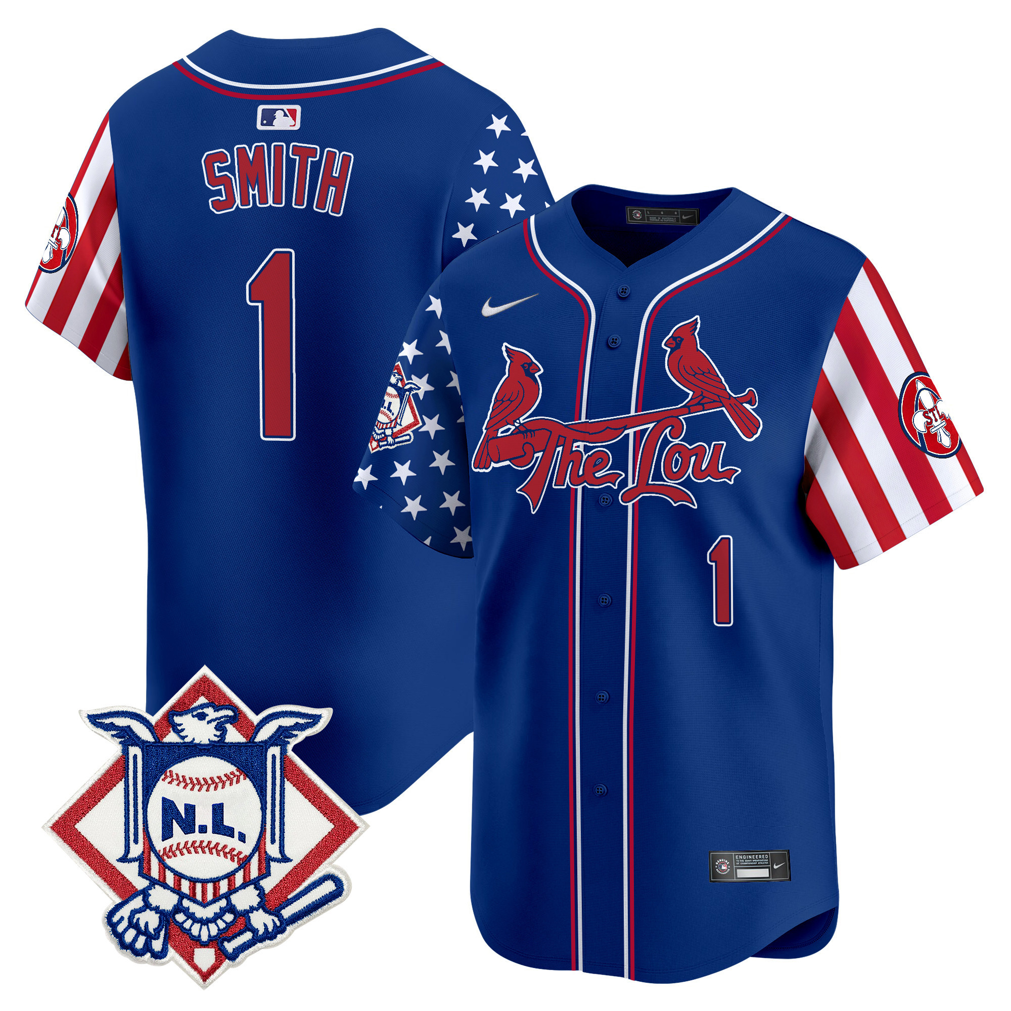Men's St. Louis Cardinals 2024 Fourth of July Vapor Premier Limited Jersey - All Stitched
