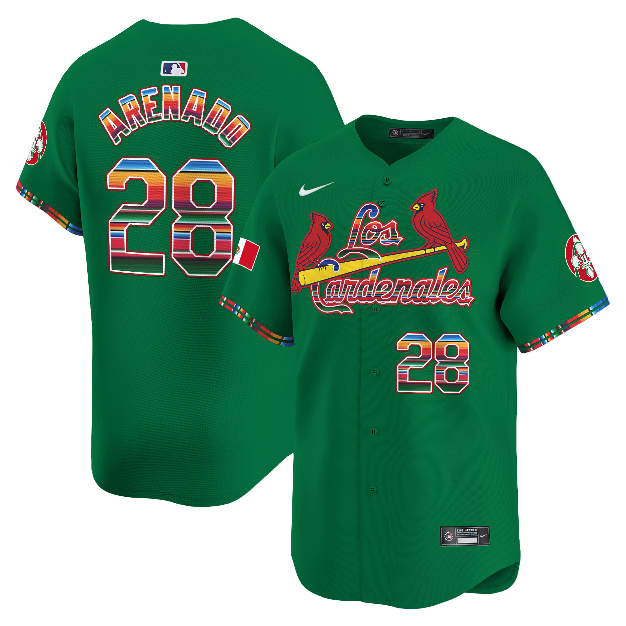 Men's St. Louis Cardinals Fiesta Cardenales Vapor Premier Limited Jersey - All Stitched