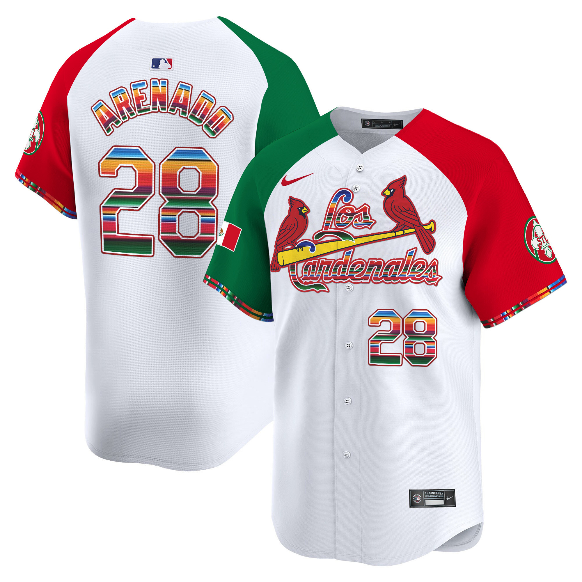 Men's St. Louis Cardinals Fiesta Cardenales Vapor Premier Limited Jersey - All Stitched
