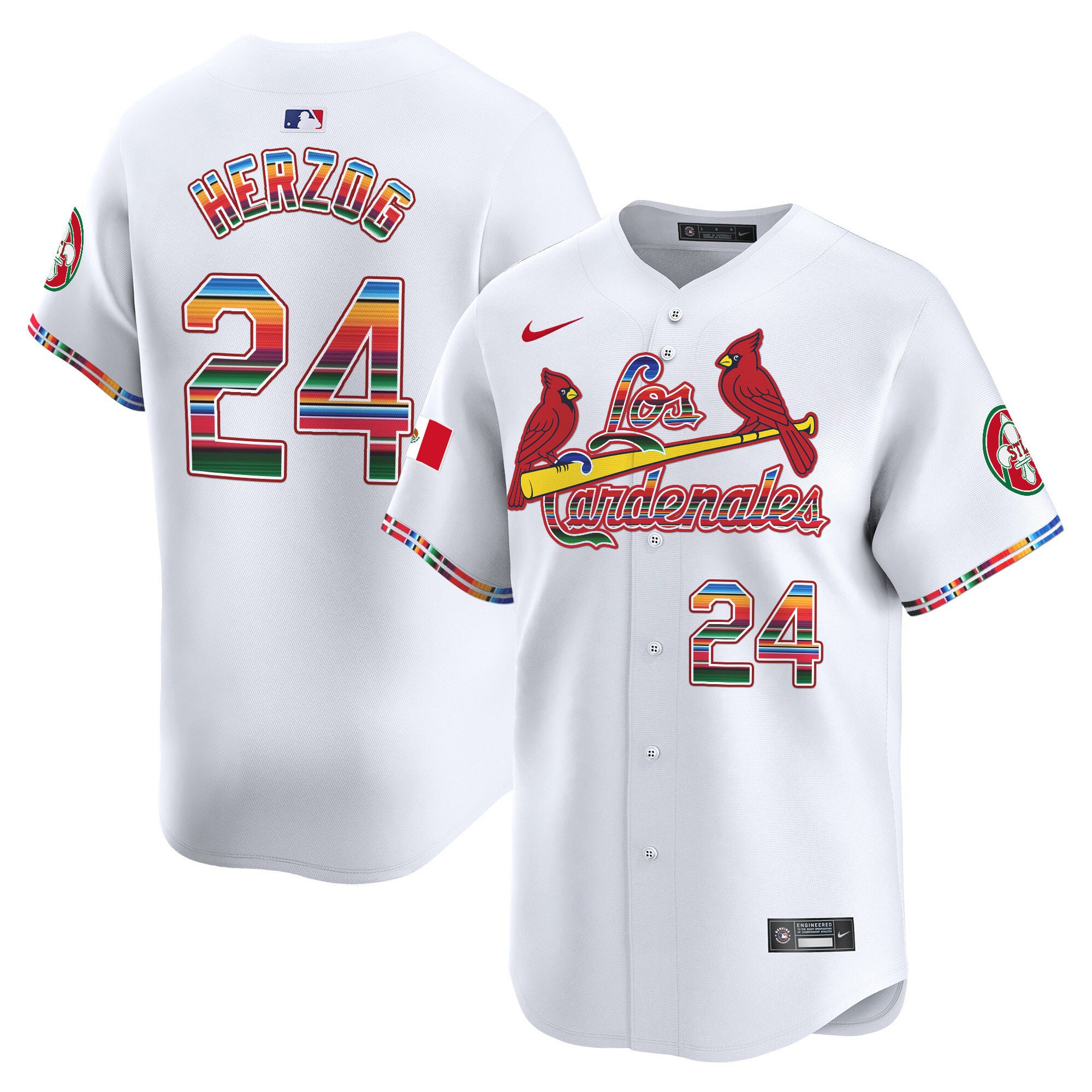 Men's St. Louis Cardinals Fiesta Cardenales Vapor Premier Limited Jersey - All Stitched