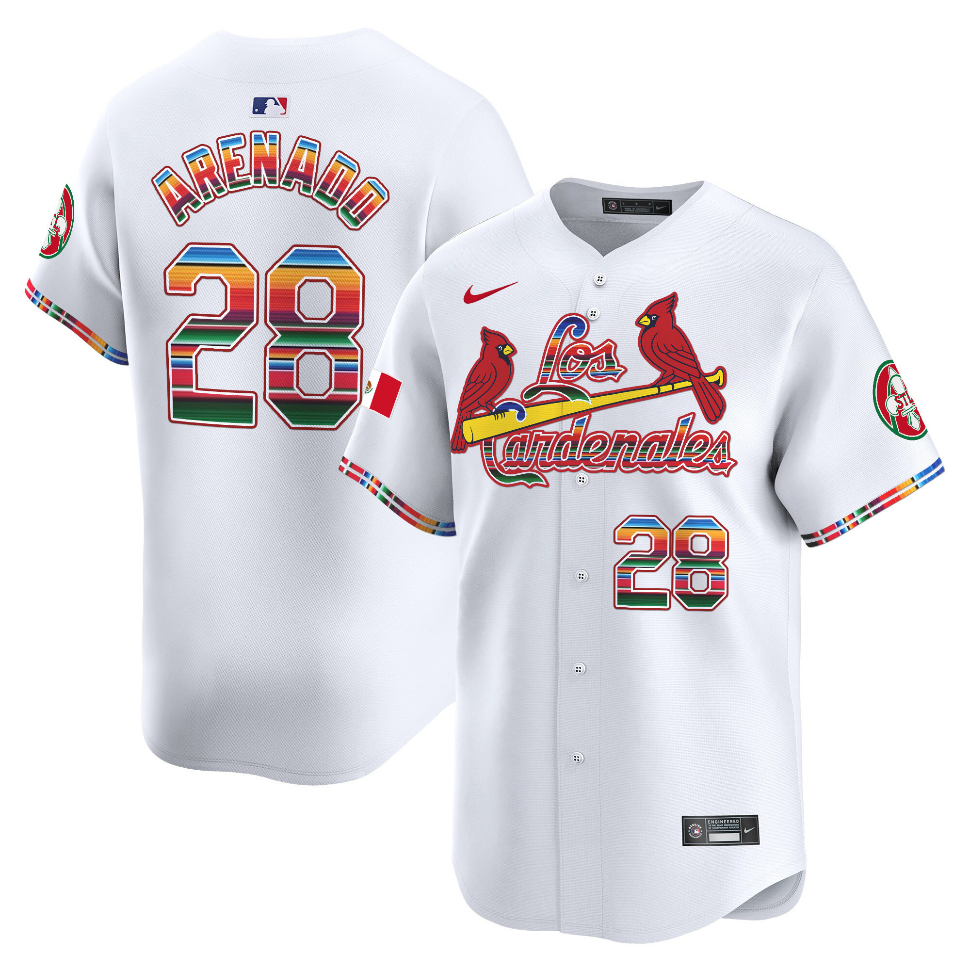 Men's St. Louis Cardinals Fiesta Cardenales Vapor Premier Limited Jersey - All Stitched