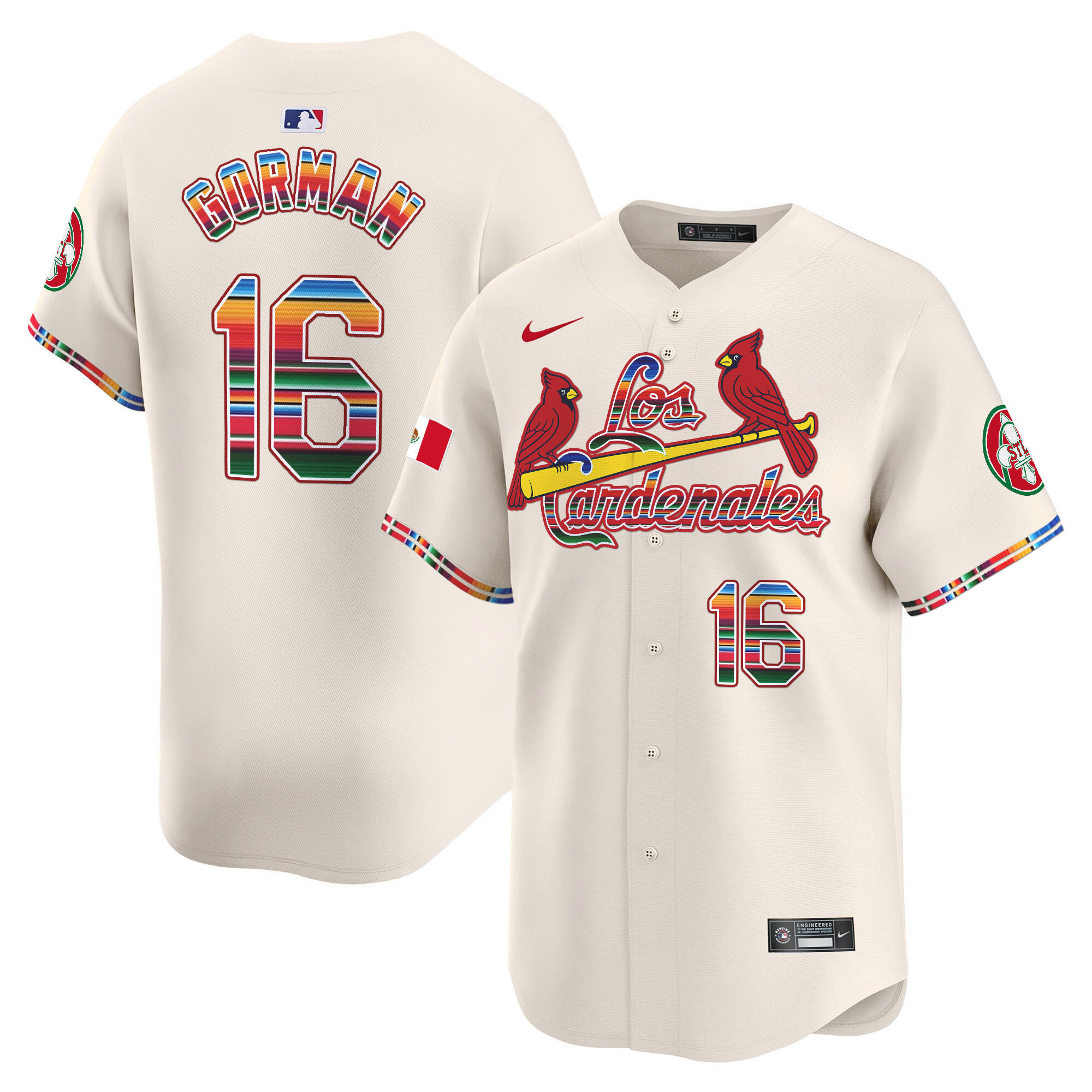 Men's St. Louis Cardinals Fiesta Cardenales Vapor Premier Limited Jersey - All Stitched