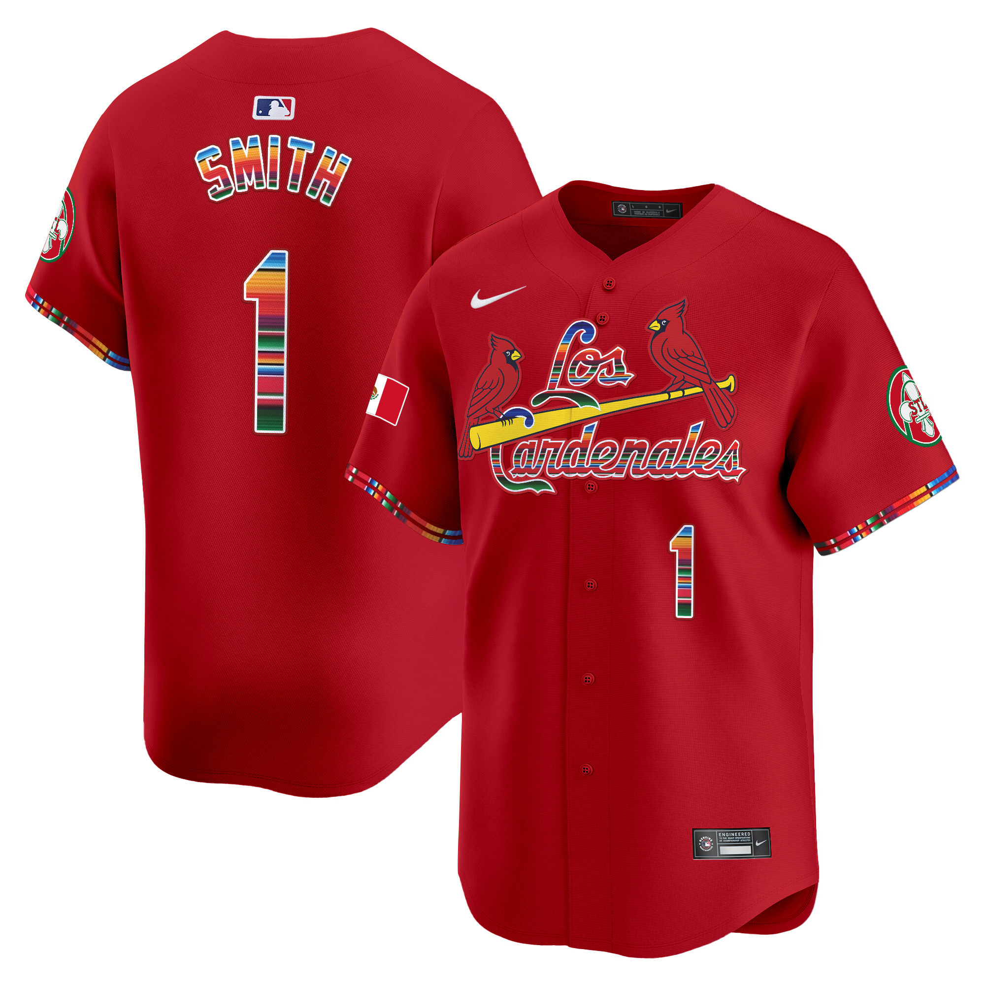 Men's St. Louis Cardinals Fiesta Cardenales Vapor Premier Limited Jersey - All Stitched