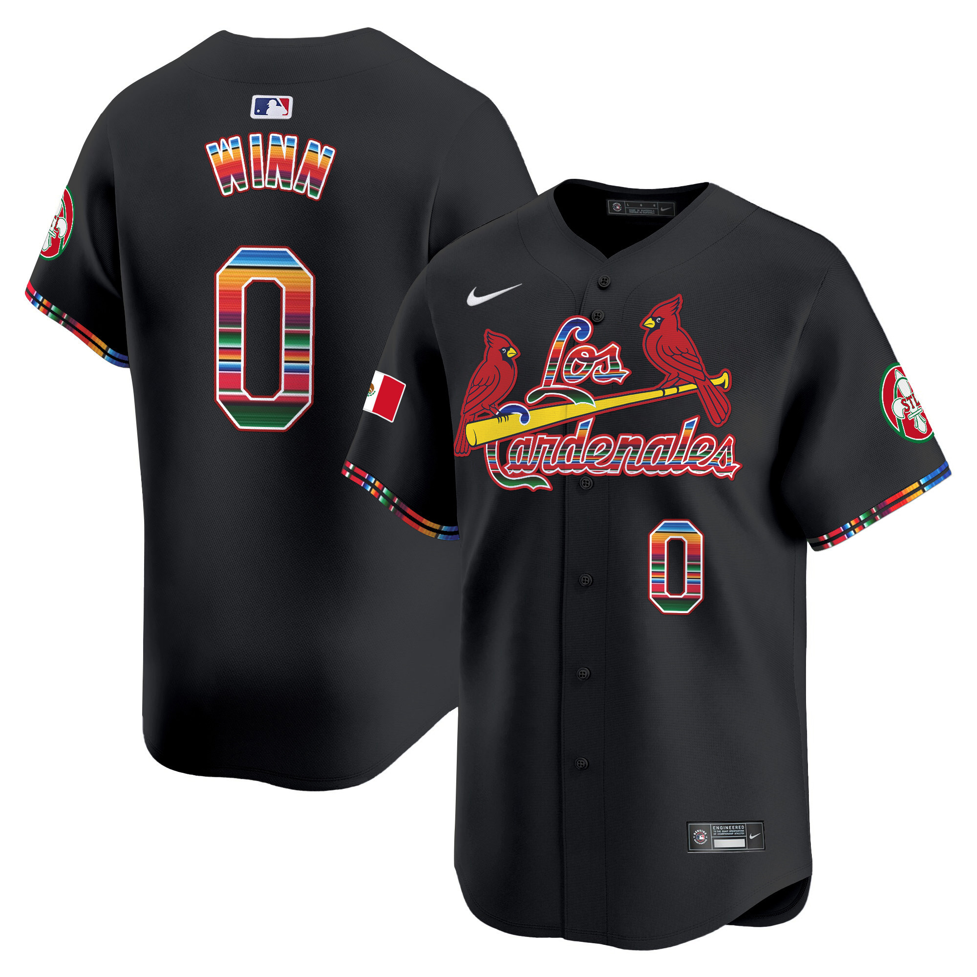 Men's St. Louis Cardinals Fiesta Cardenales Vapor Premier Limited Jersey - All Stitched