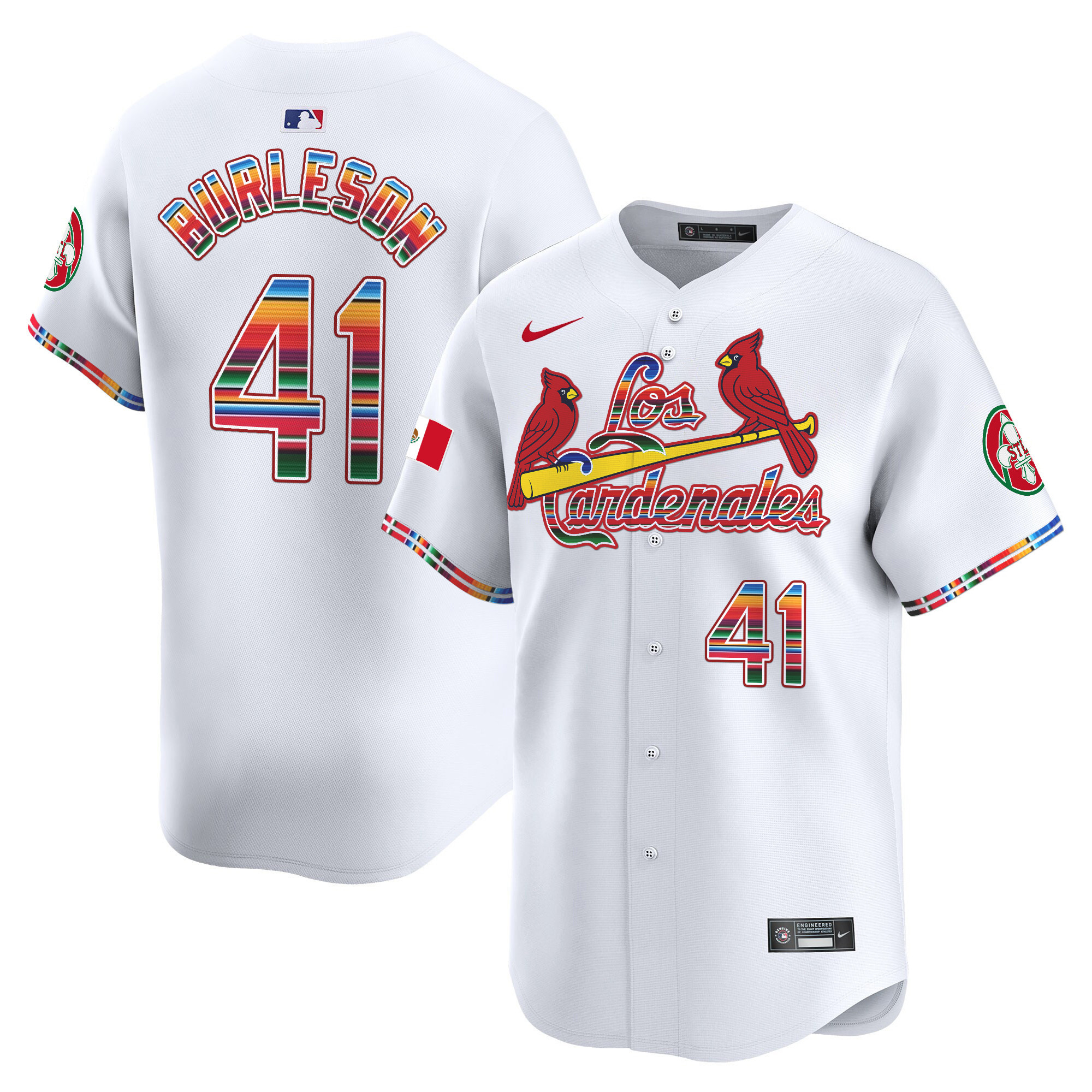 Men's St. Louis Cardinals Fiesta Cardenales Vapor Premier Limited Jersey - All Stitched