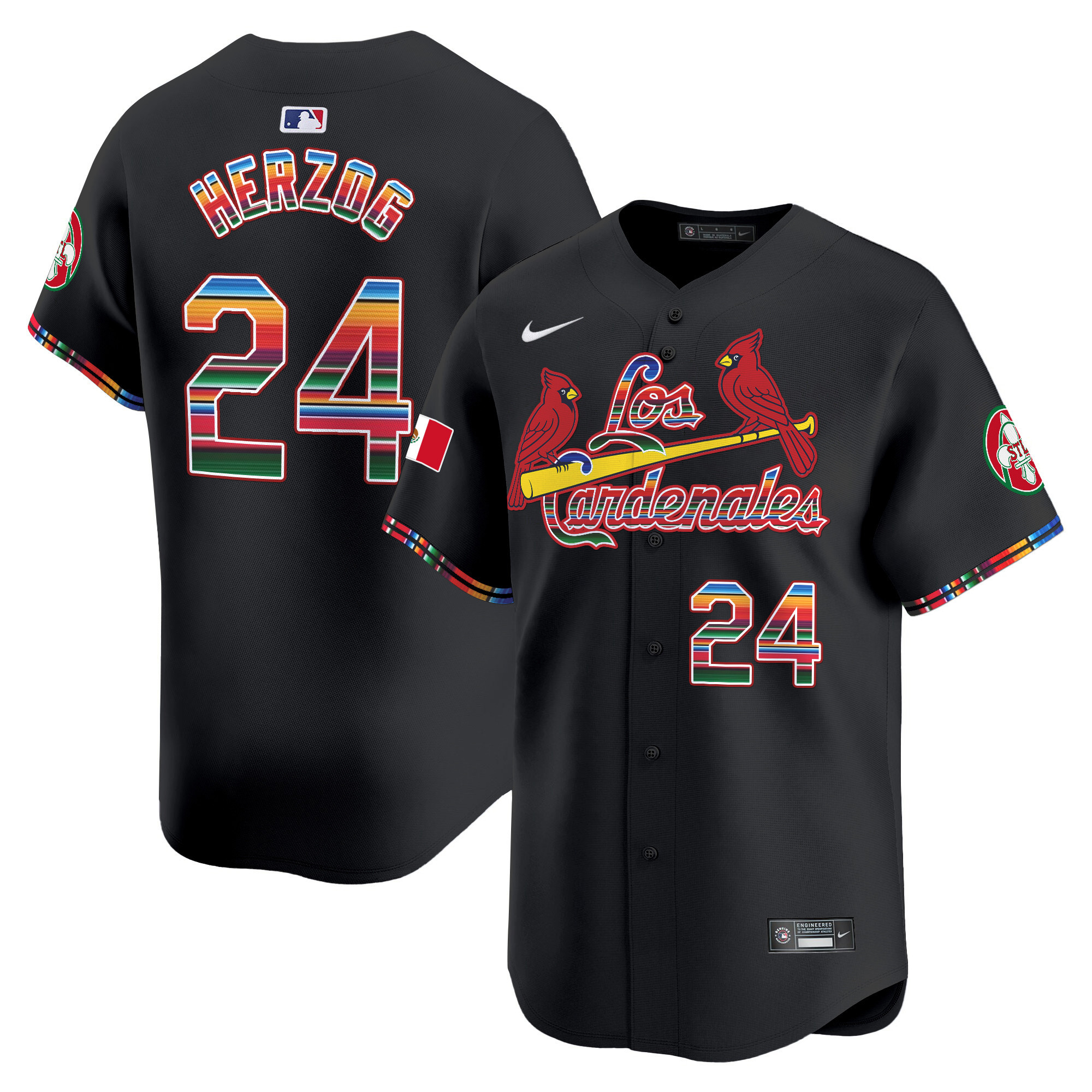 Men's St. Louis Cardinals Fiesta Cardenales Vapor Premier Limited Jersey - All Stitched