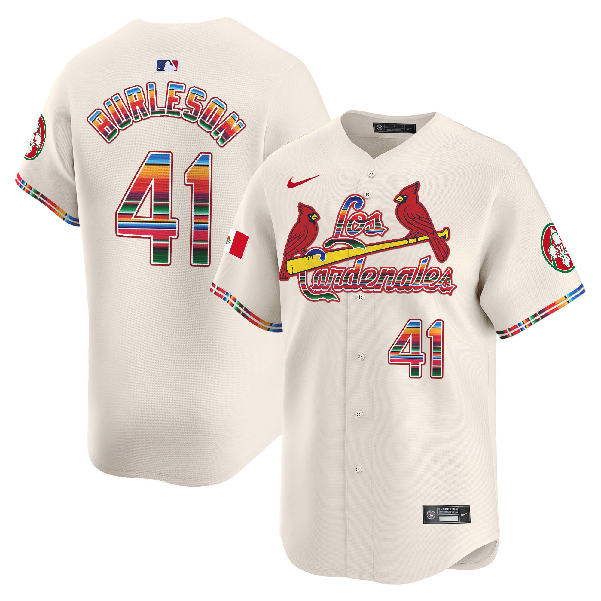 Men's St. Louis Cardinals Fiesta Cardenales Vapor Premier Limited Jersey - All Stitched