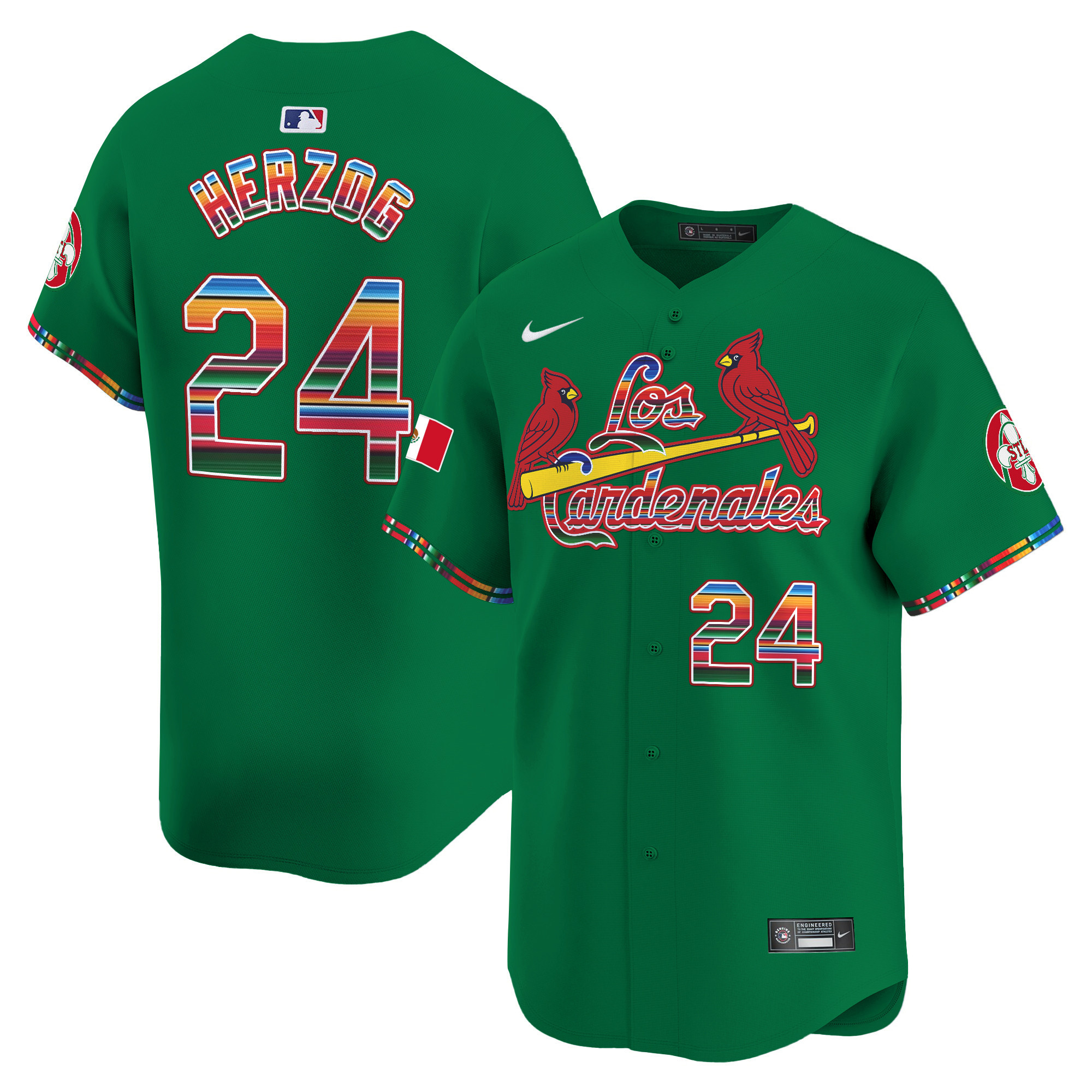 Men's St. Louis Cardinals Fiesta Cardenales Vapor Premier Limited Jersey - All Stitched