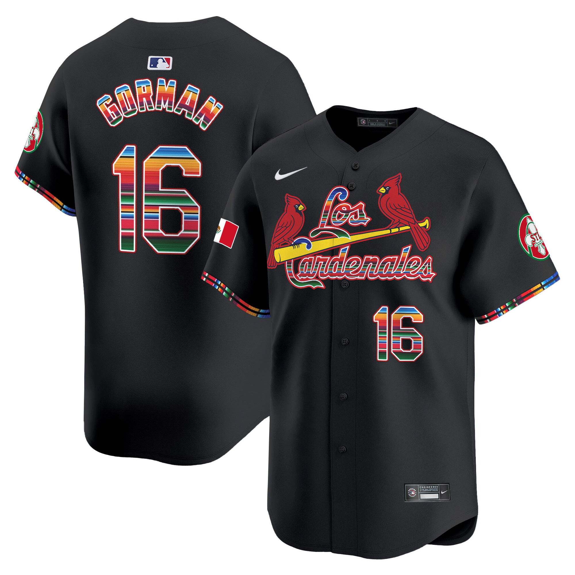 Men's St. Louis Cardinals Fiesta Cardenales Vapor Premier Limited Jersey - All Stitched