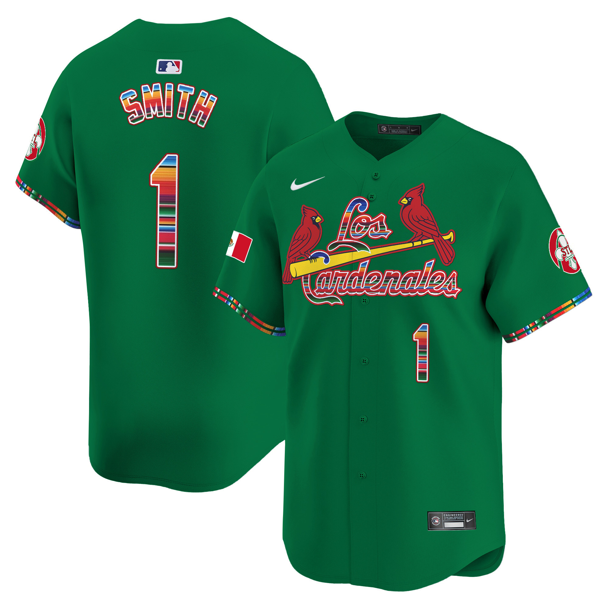 Men's St. Louis Cardinals Fiesta Cardenales Vapor Premier Limited Jersey - All Stitched