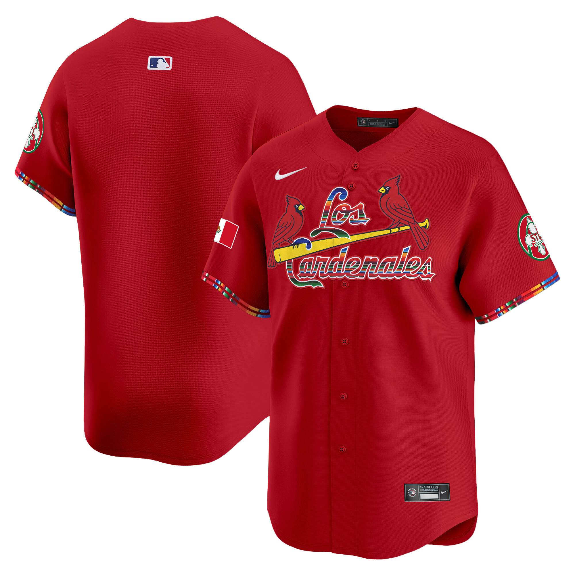 Men's St. Louis Cardinals Fiesta Cardenales Vapor Premier Limited Jersey - All Stitched