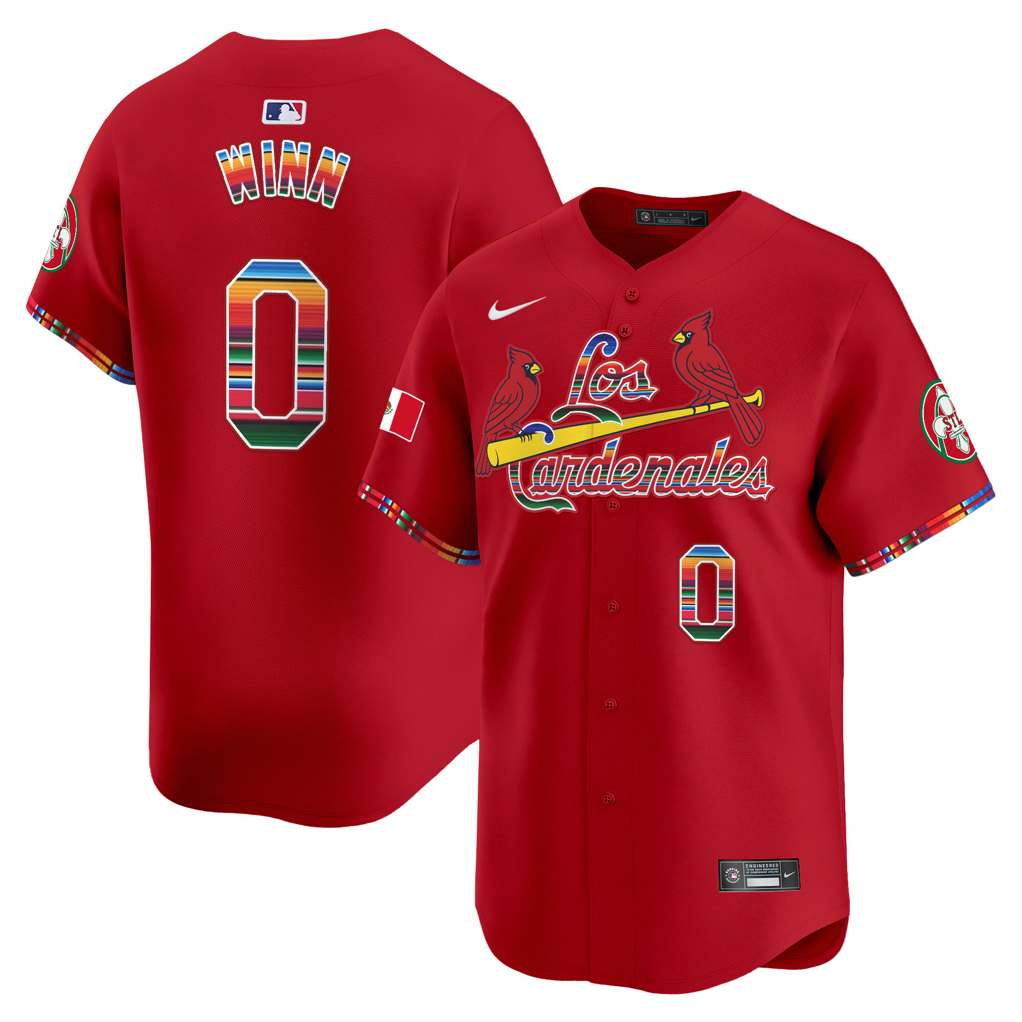 Men's St. Louis Cardinals Fiesta Cardenales Vapor Premier Limited Jersey - All Stitched
