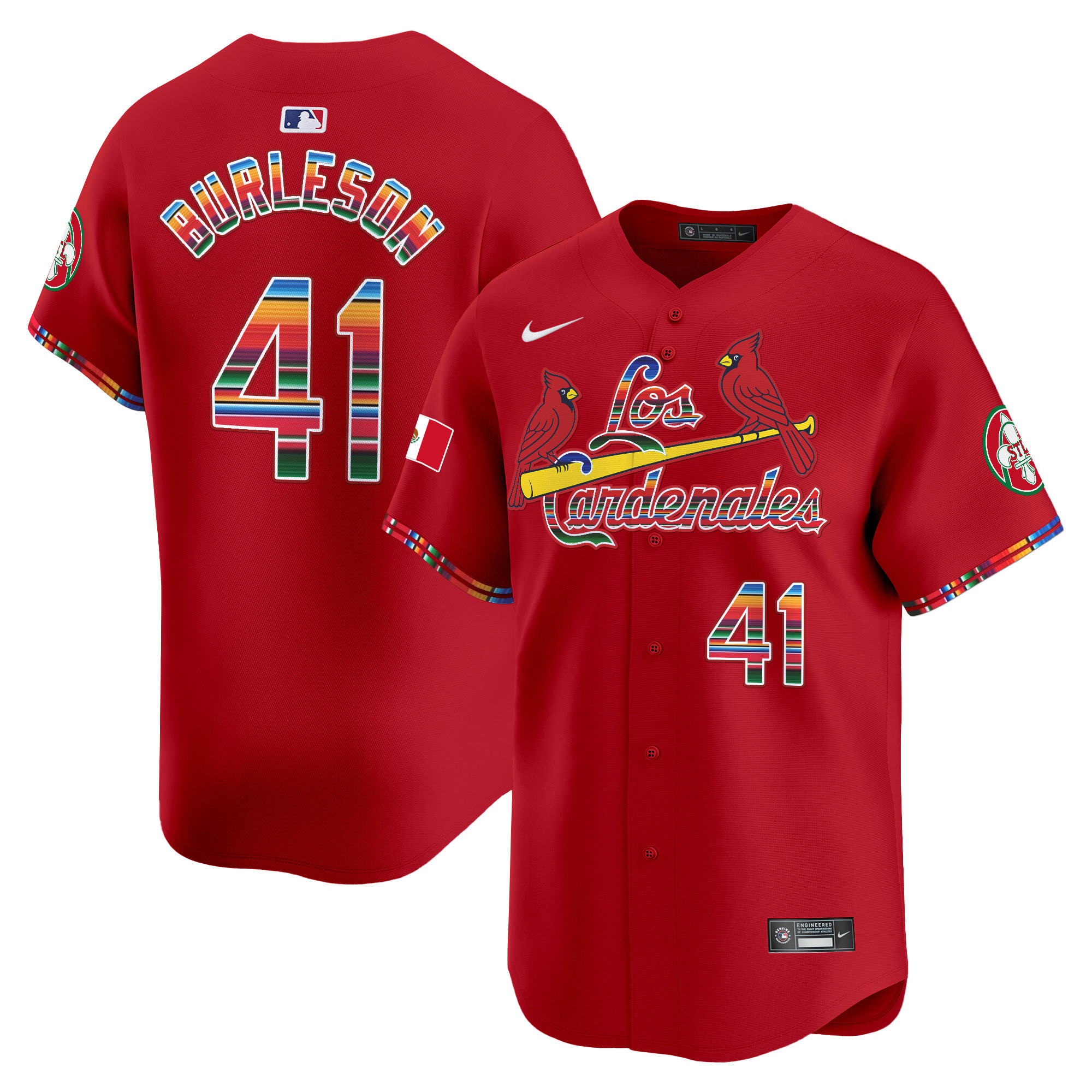 Men's St. Louis Cardinals Fiesta Cardenales Vapor Premier Limited Jersey - All Stitched