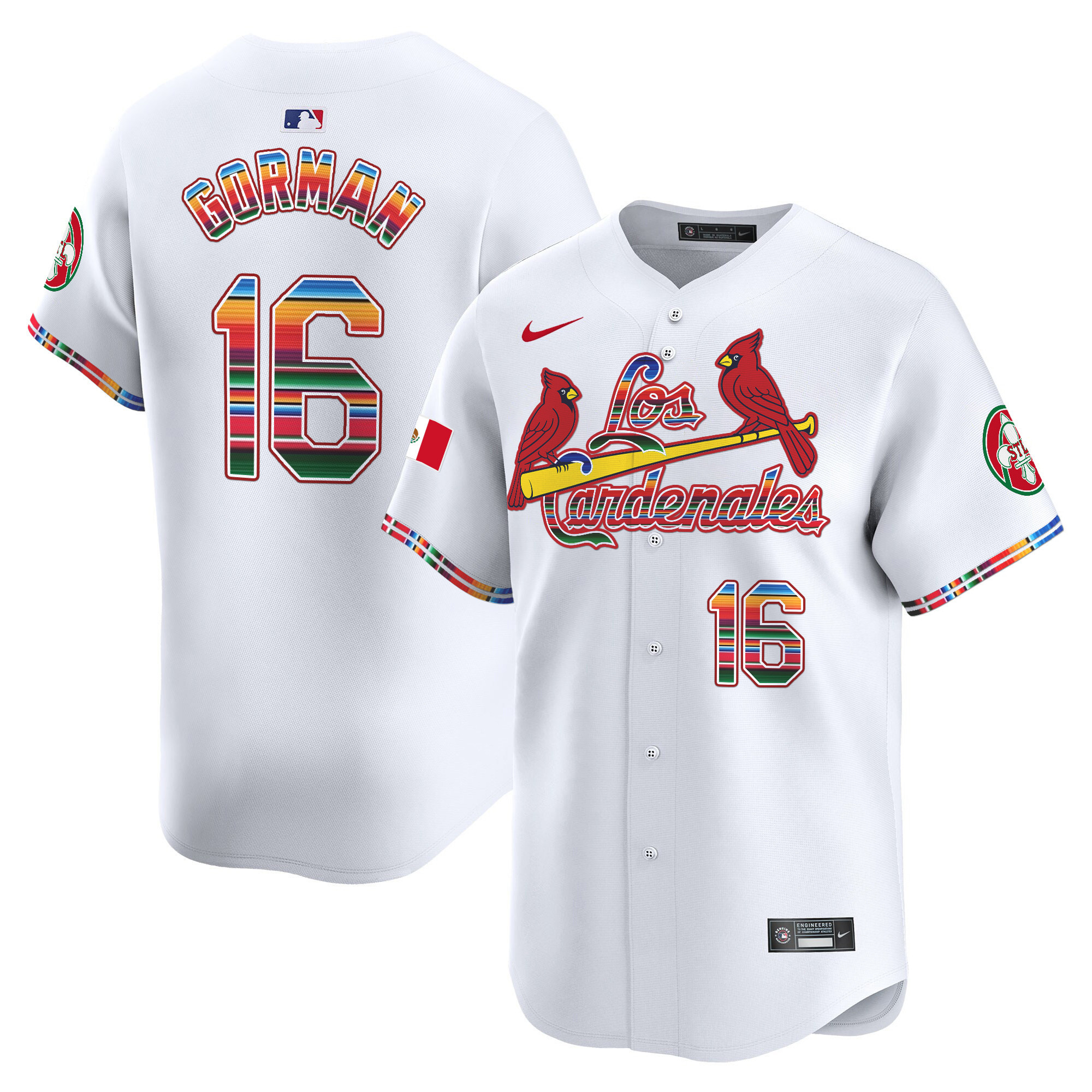 Men's St. Louis Cardinals Fiesta Cardenales Vapor Premier Limited Jersey - All Stitched
