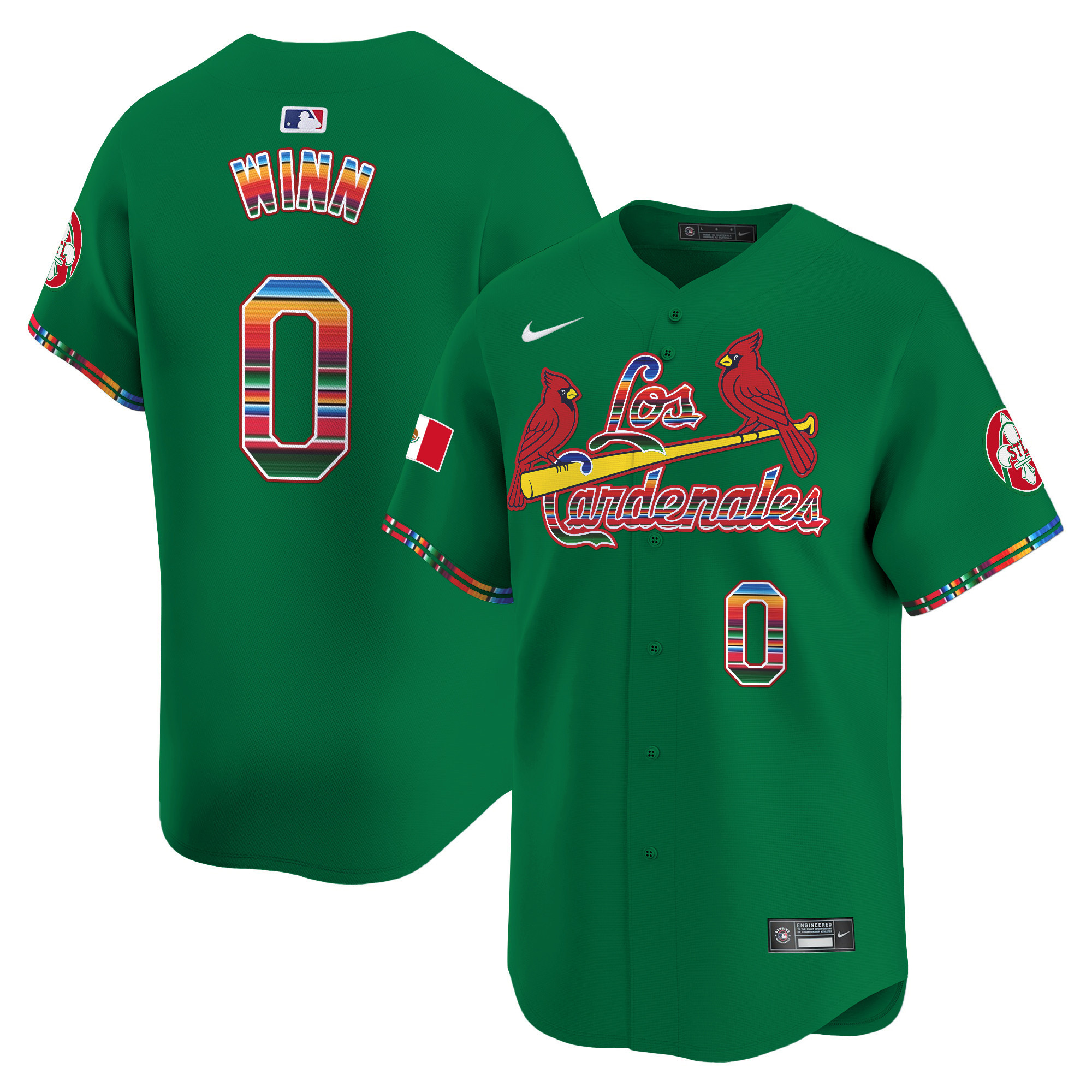 Men's St. Louis Cardinals Fiesta Cardenales Vapor Premier Limited Jersey - All Stitched