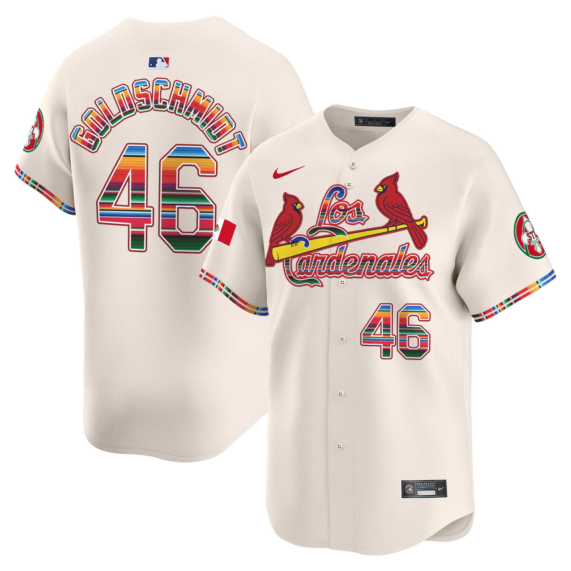 Men's St. Louis Cardinals Fiesta Cardenales Vapor Premier Limited Jersey - All Stitched