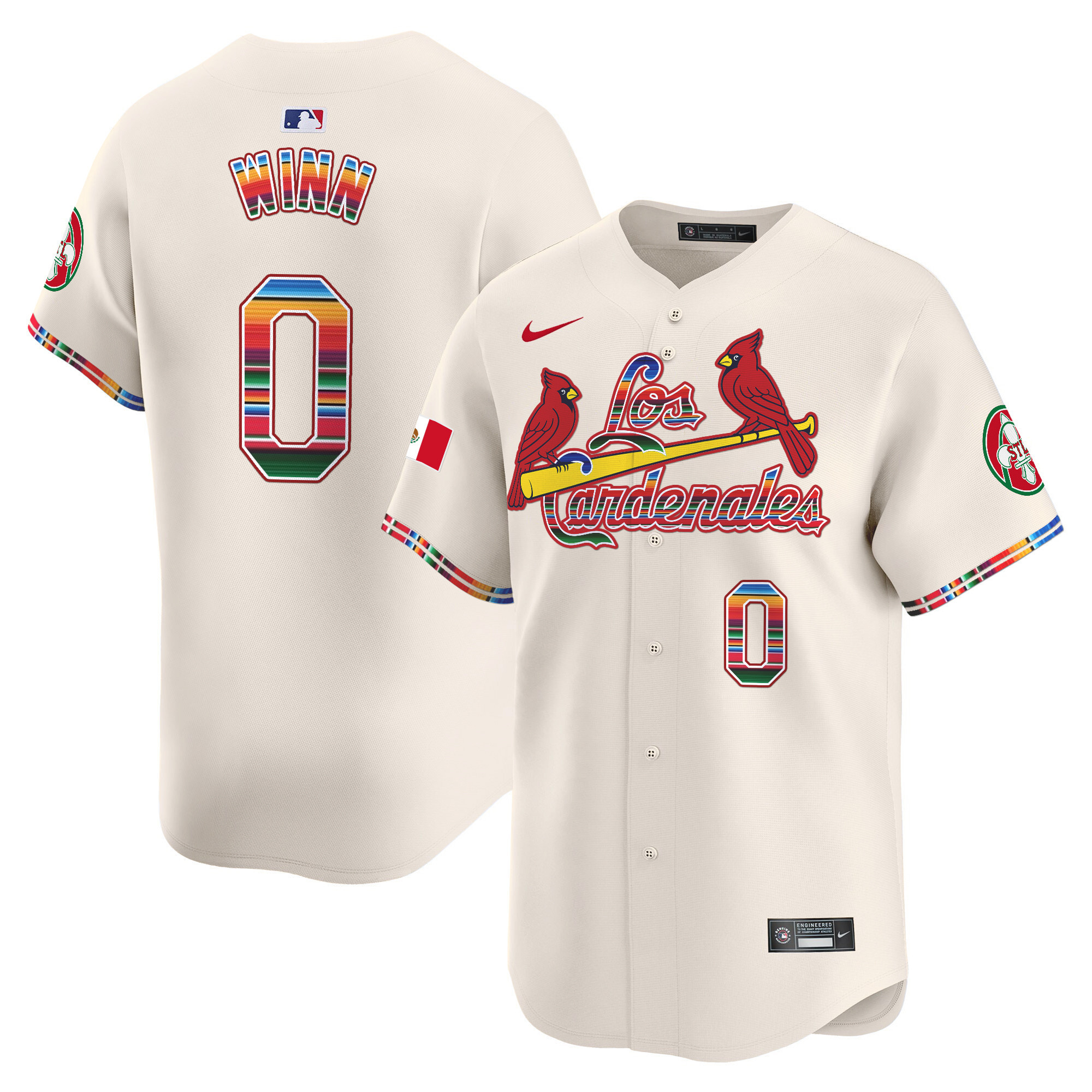 Men's St. Louis Cardinals Fiesta Cardenales Vapor Premier Limited Jersey - All Stitched