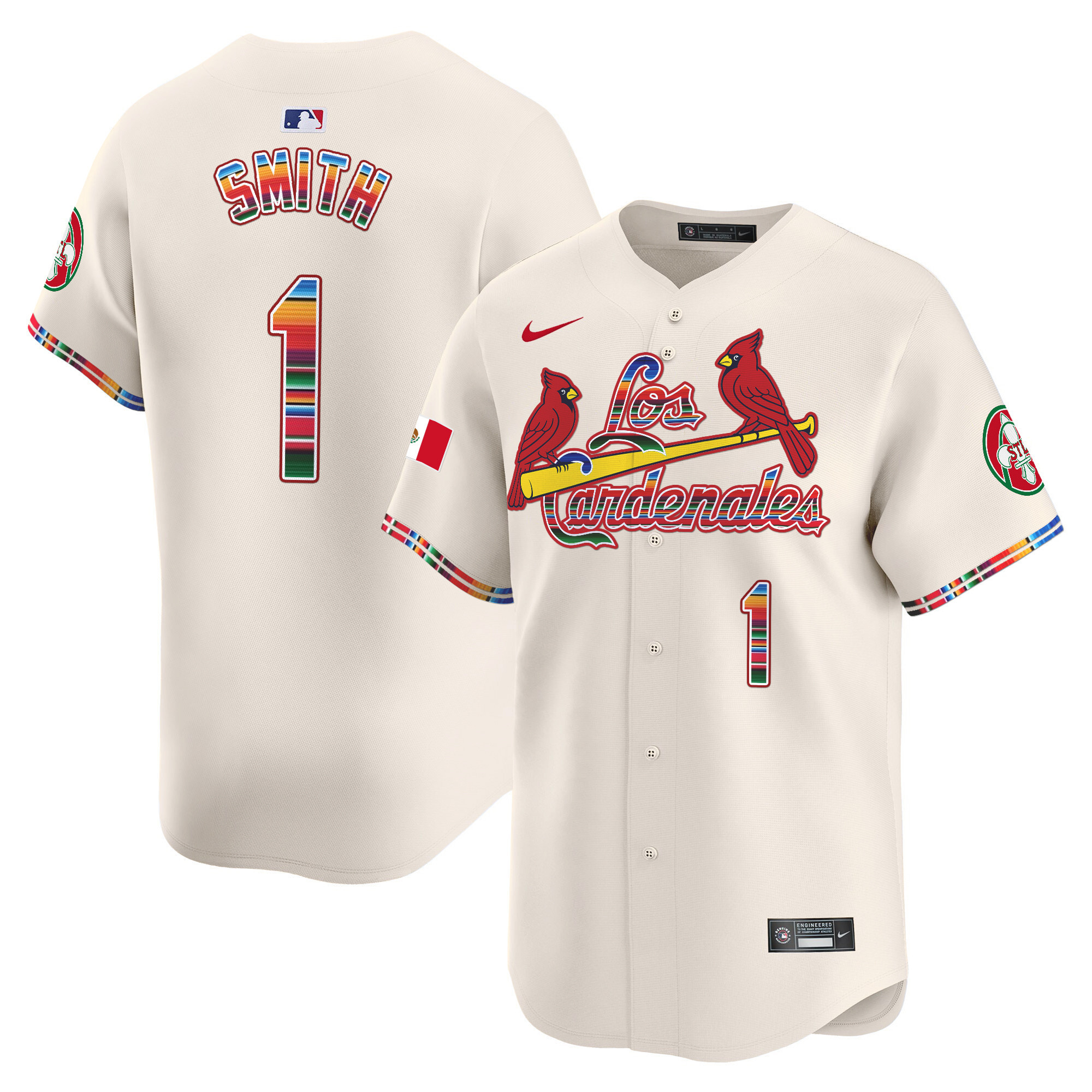 Men's St. Louis Cardinals Fiesta Cardenales Vapor Premier Limited Jersey - All Stitched