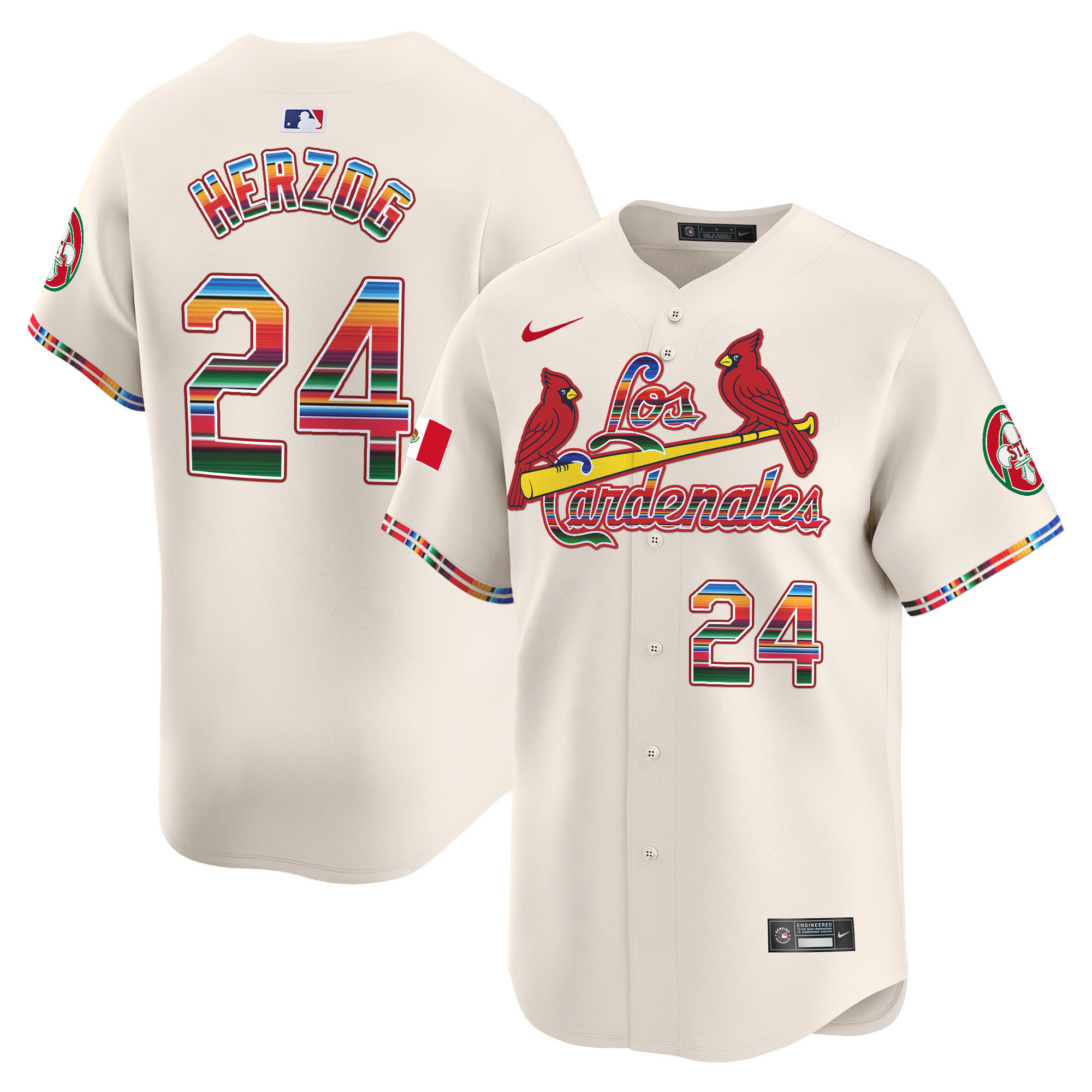 Men's St. Louis Cardinals Fiesta Cardenales Vapor Premier Limited Jersey - All Stitched