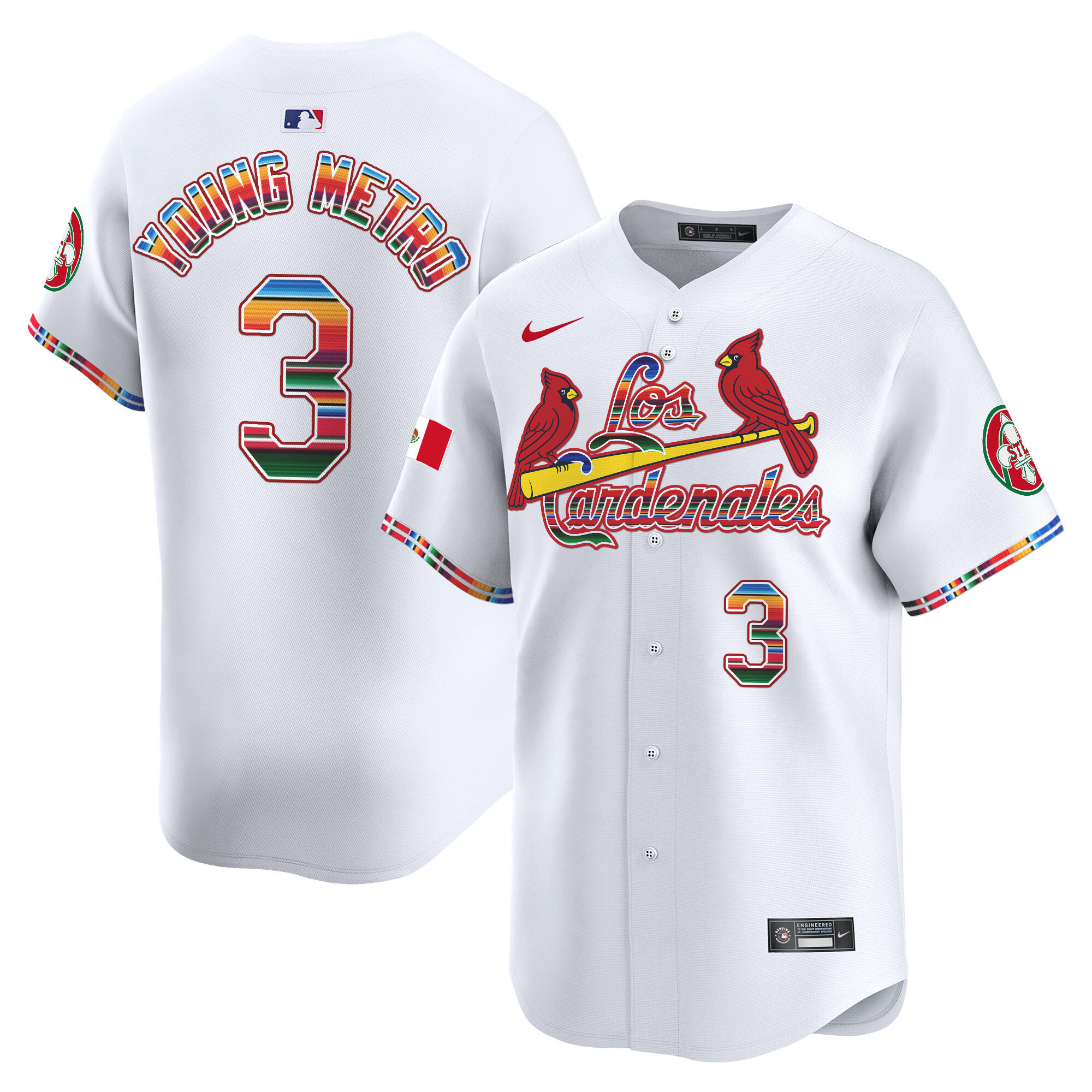 Men's St. Louis Cardinals Fiesta Cardenales Vapor Premier Limited Jersey - All Stitched