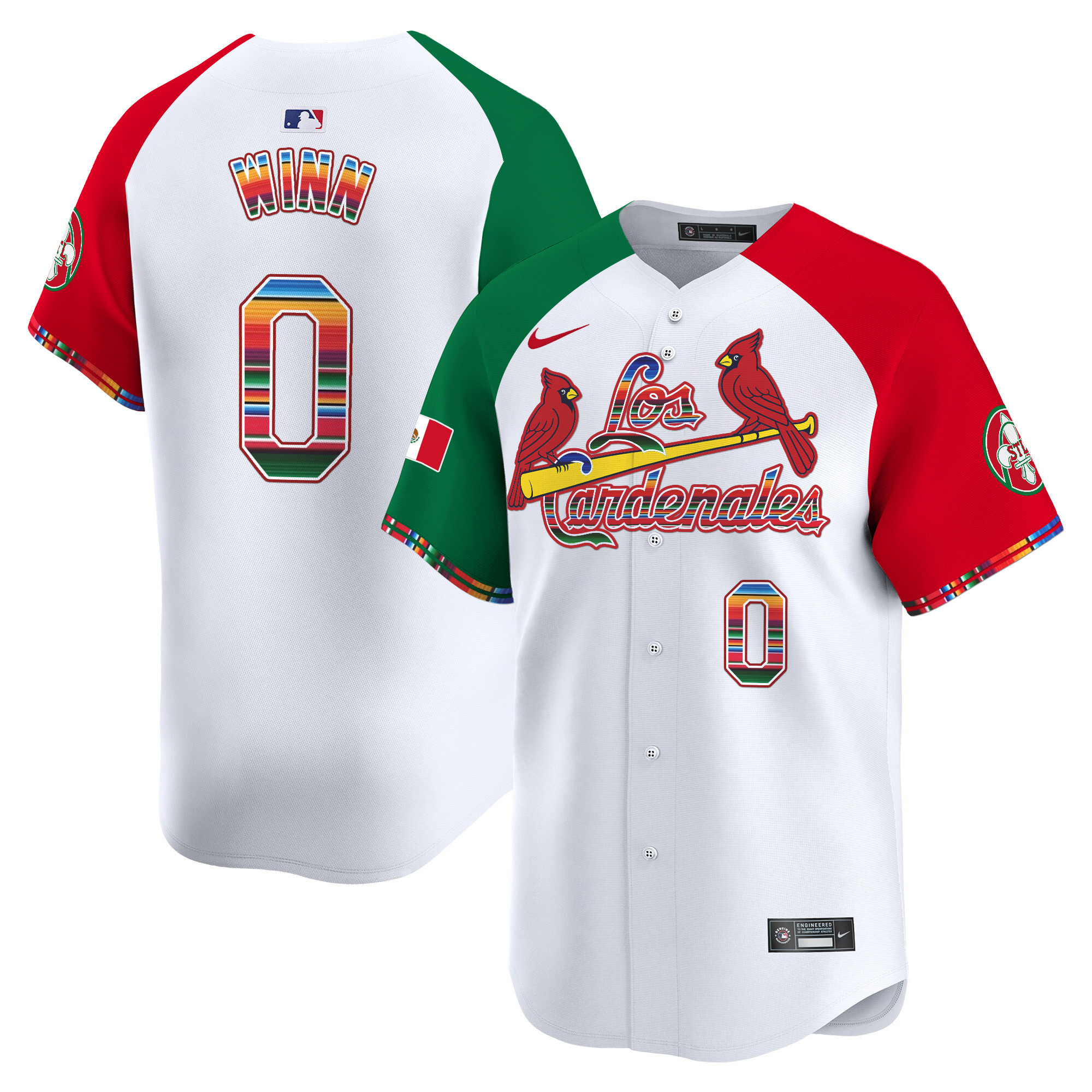 Men's St. Louis Cardinals Fiesta Cardenales Vapor Premier Limited Jersey - All Stitched