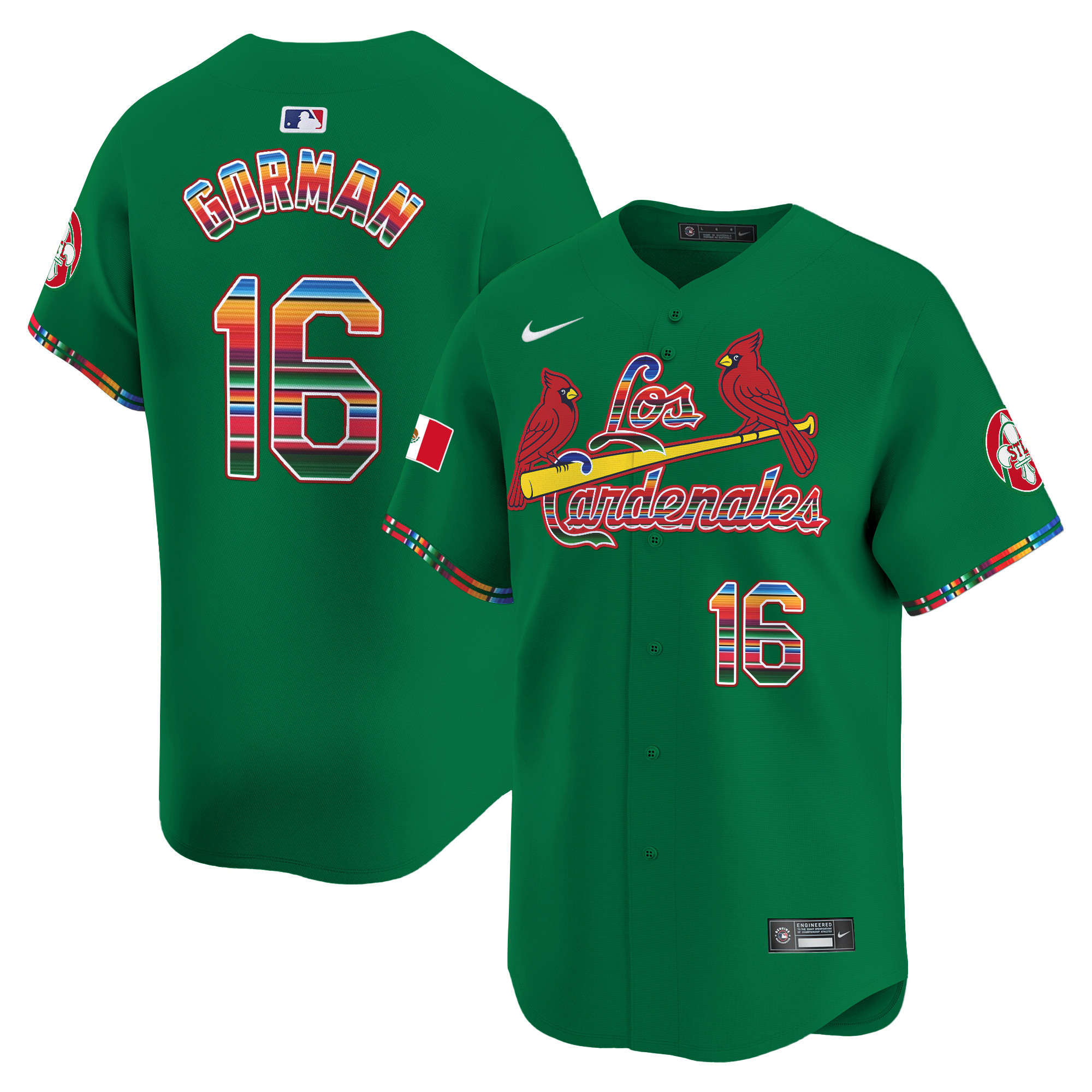 Men's St. Louis Cardinals Fiesta Cardenales Vapor Premier Limited Jersey - All Stitched