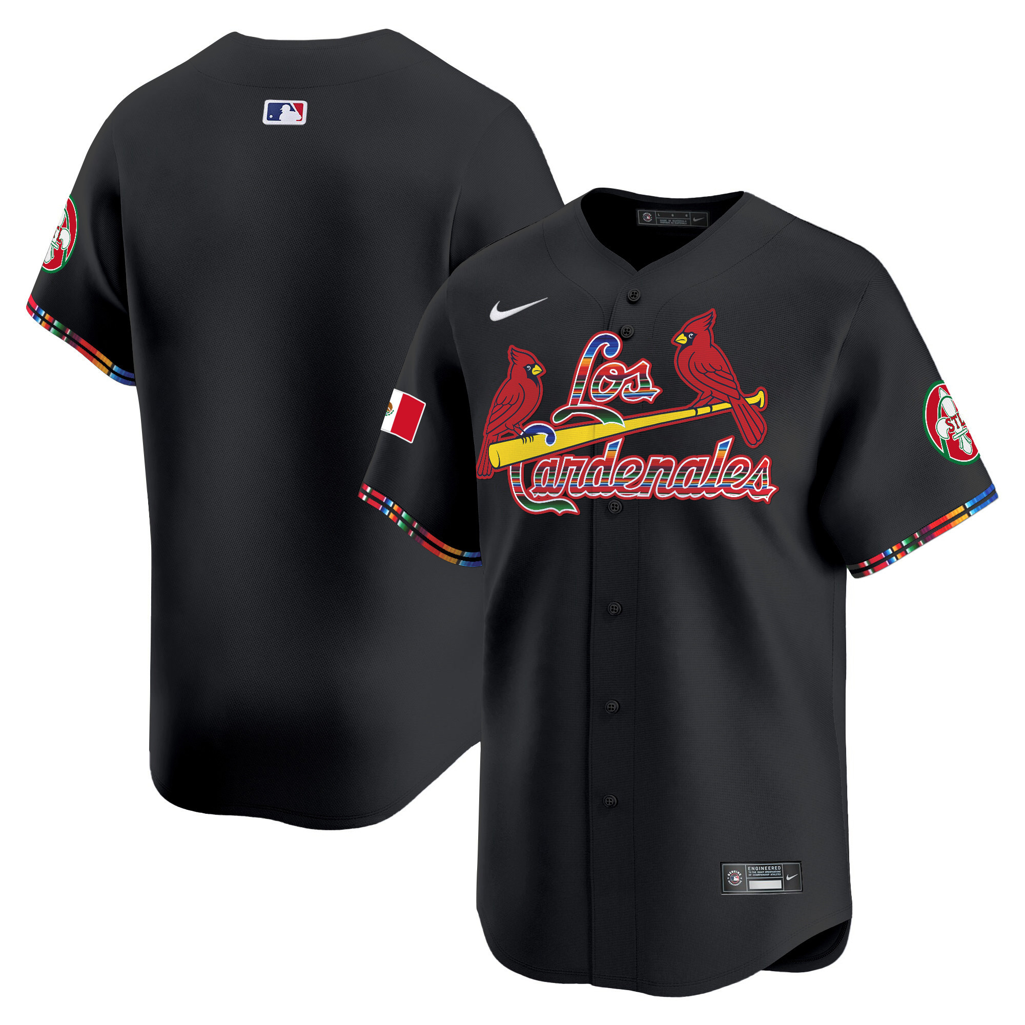 Men's St. Louis Cardinals Fiesta Cardenales Vapor Premier Limited Jersey - All Stitched