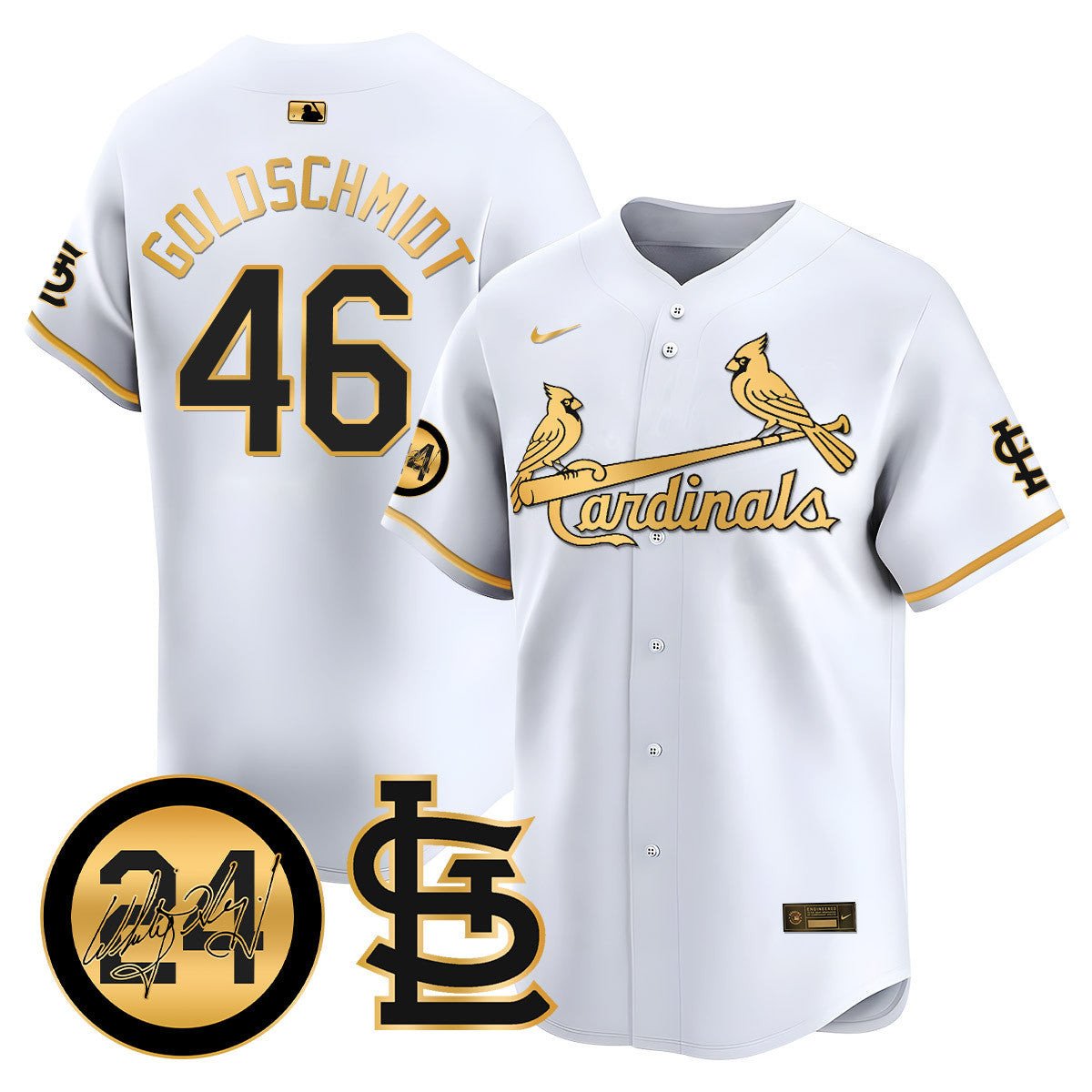 Men's St. Louis Cardinals Memorial Vapor Premier Limited Jersey - All Stitched
