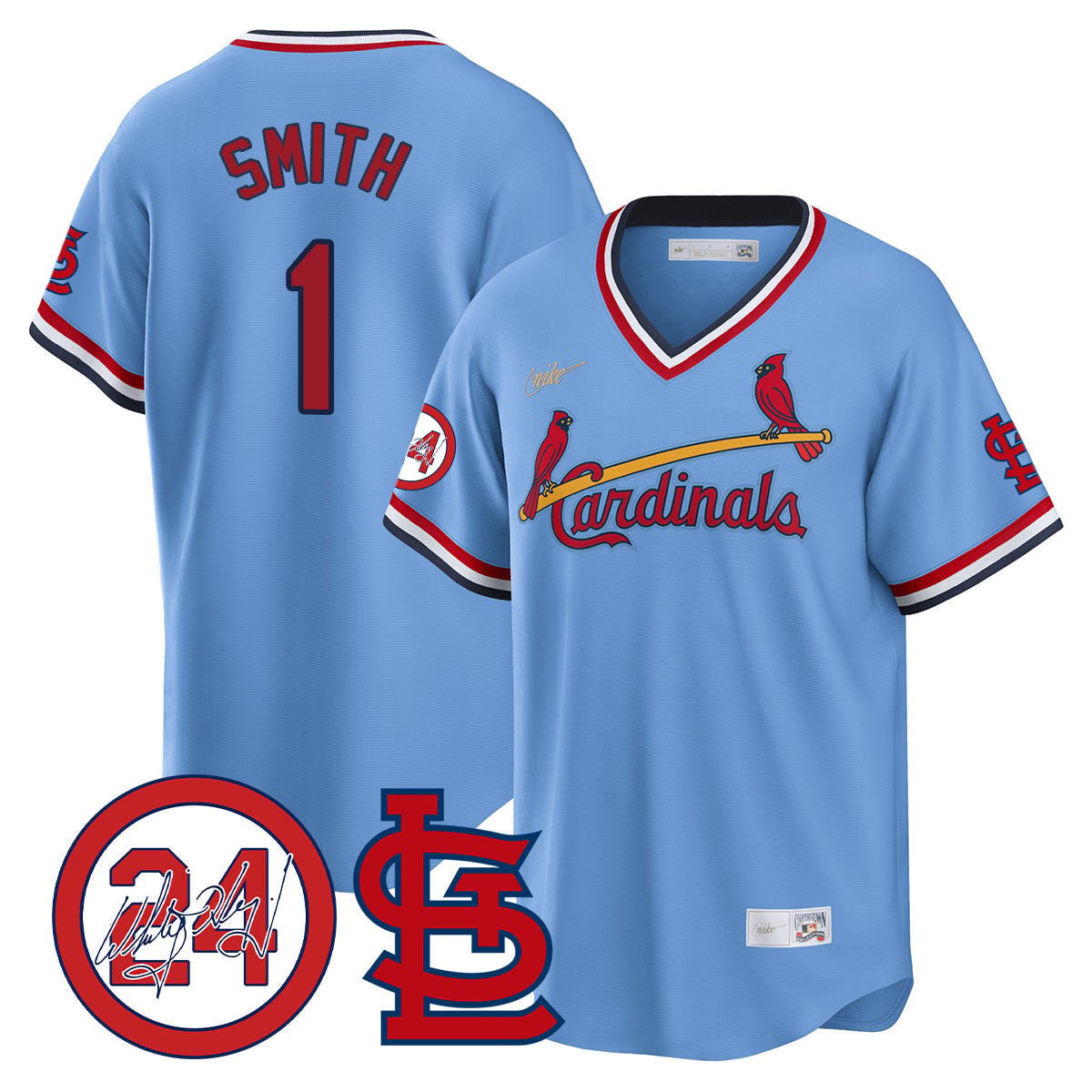 Men's St. Louis Cardinals Memorial Vapor Premier Limited Jersey - All Stitched