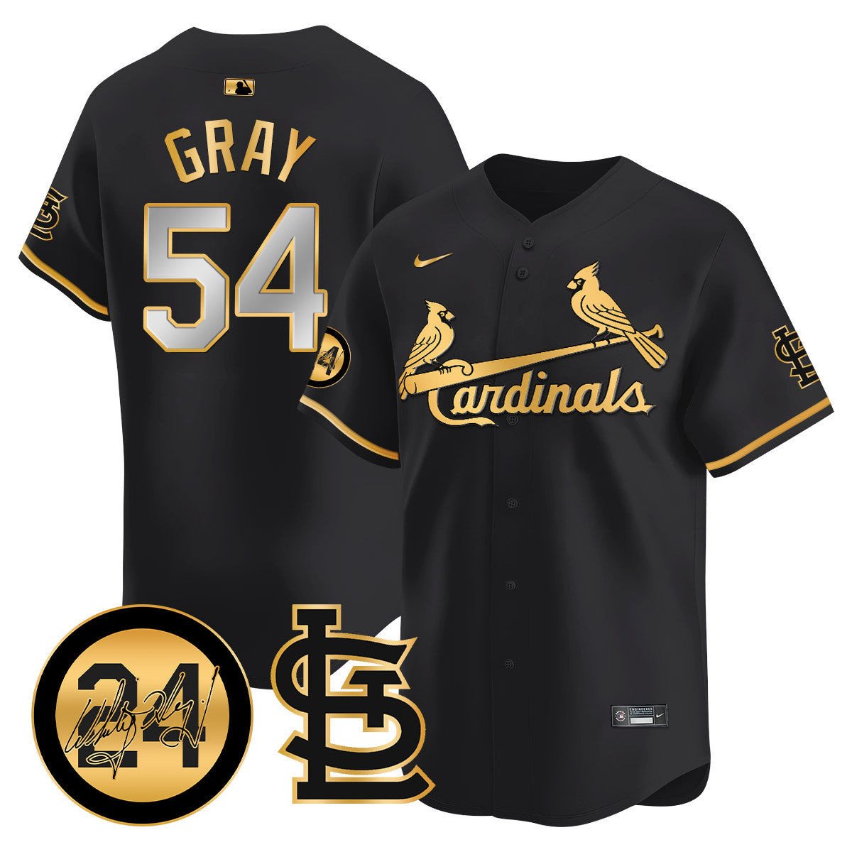 Men's St. Louis Cardinals Memorial Vapor Premier Limited Jersey - All Stitched