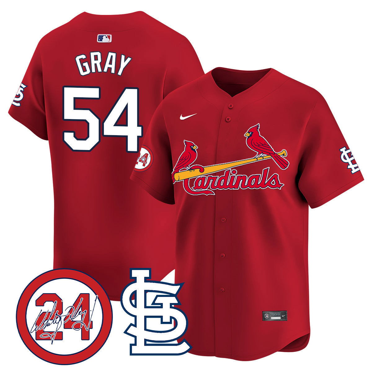 Men's St. Louis Cardinals Memorial Vapor Premier Limited Jersey - All Stitched