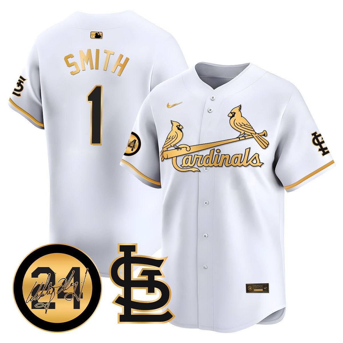 Men's St. Louis Cardinals Memorial Vapor Premier Limited Jersey - All Stitched