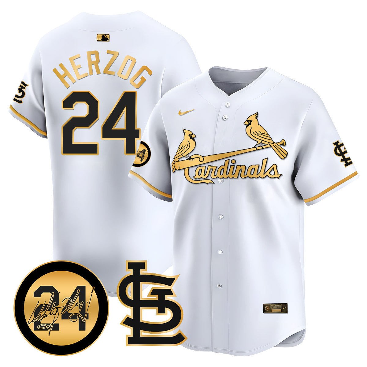 Men's St. Louis Cardinals Memorial Vapor Premier Limited Jersey - All Stitched