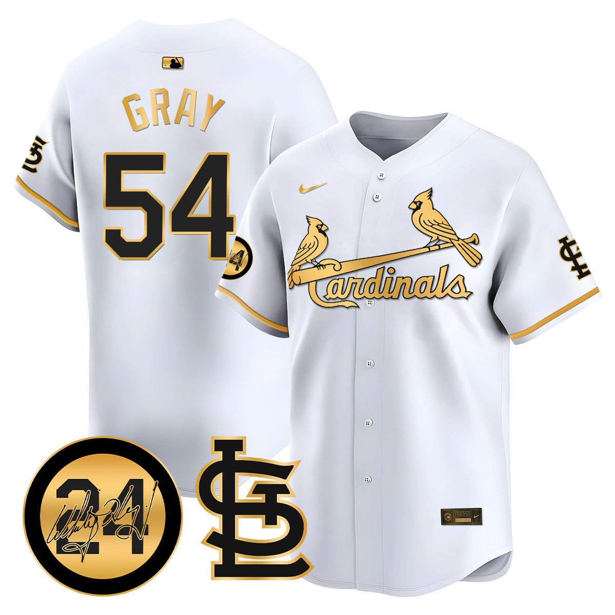 Men's St. Louis Cardinals Memorial Vapor Premier Limited Jersey - All Stitched