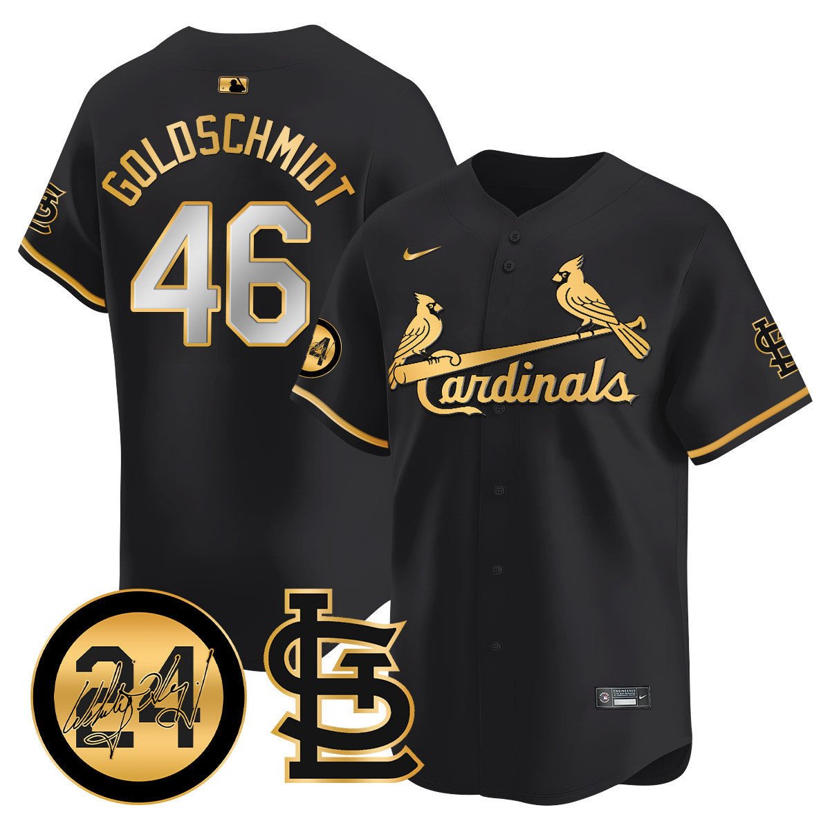 Men's St. Louis Cardinals Memorial Vapor Premier Limited Jersey - All Stitched