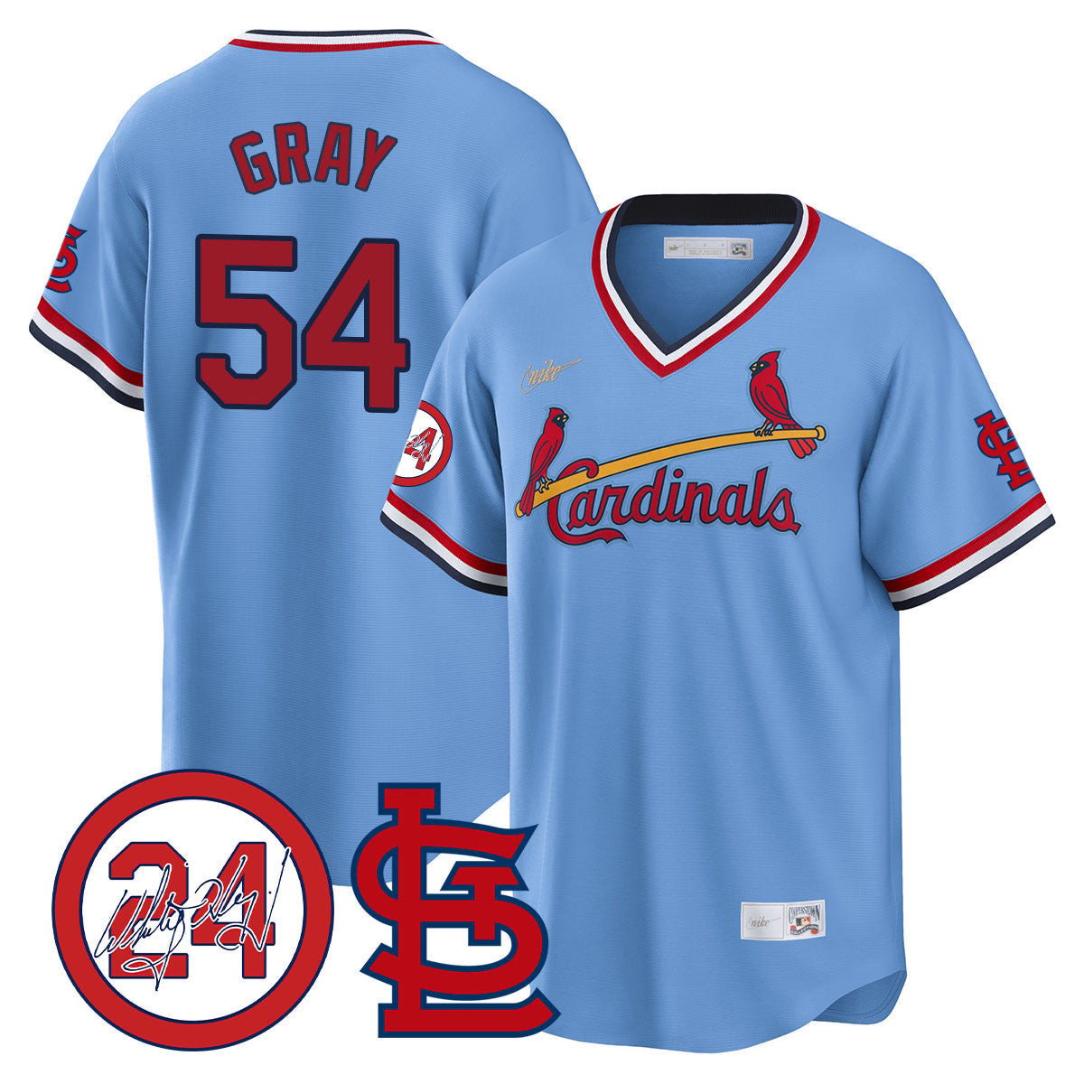 Men's St. Louis Cardinals Memorial Vapor Premier Limited Jersey - All Stitched