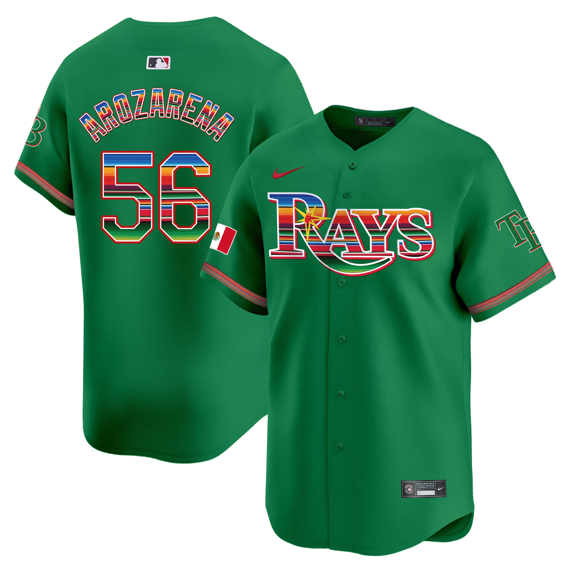 Men's Tampa Bay Rays Mexico Vapor Premier Limited Jersey - All Stitched