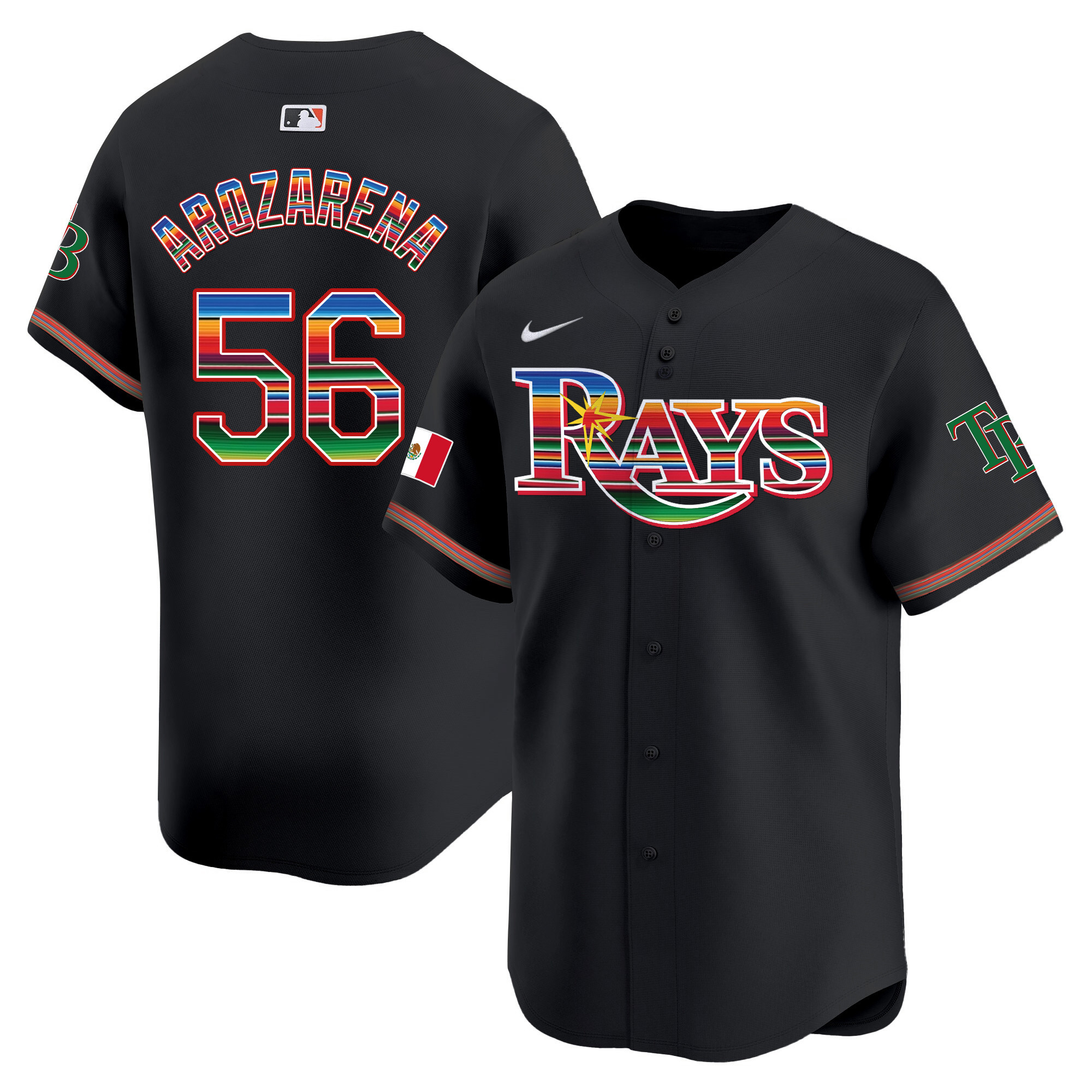 Men's Tampa Bay Rays Mexico Vapor Premier Limited Jersey - All Stitched
