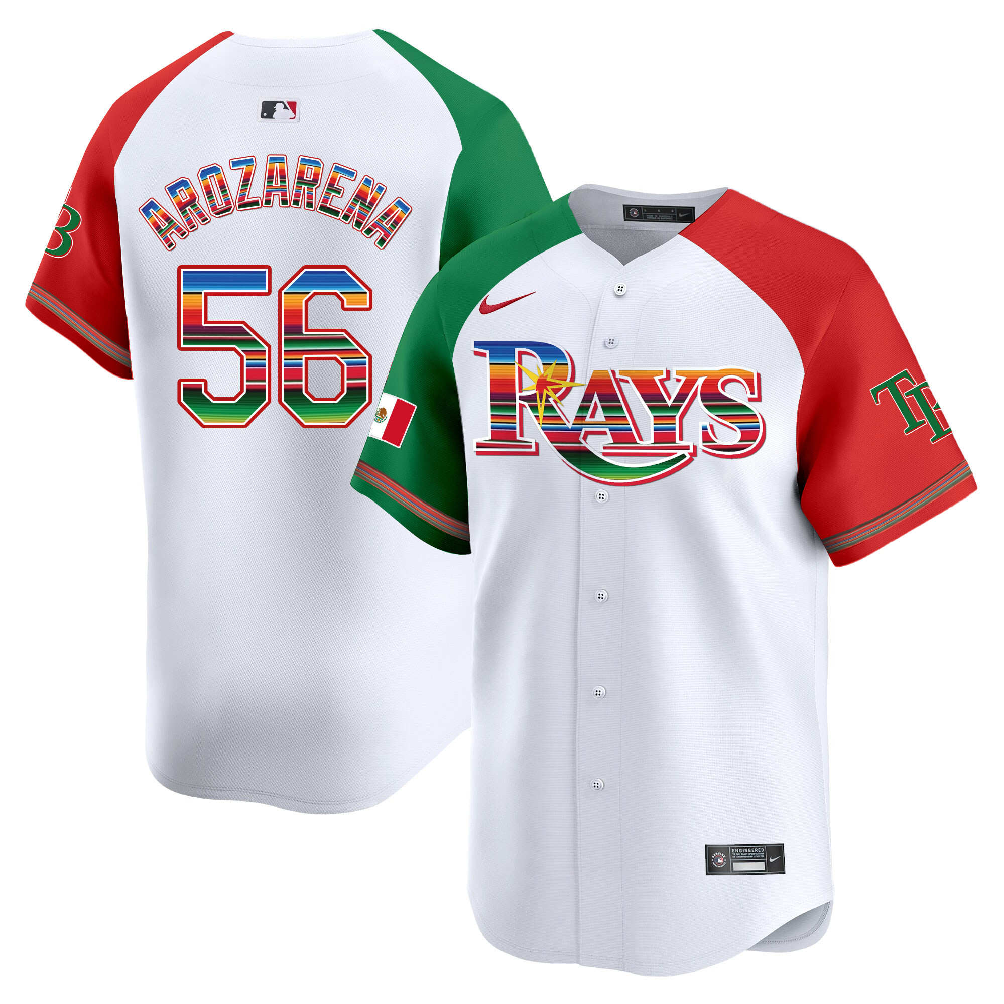 Men's Tampa Bay Rays Mexico Vapor Premier Limited Jersey - All Stitched