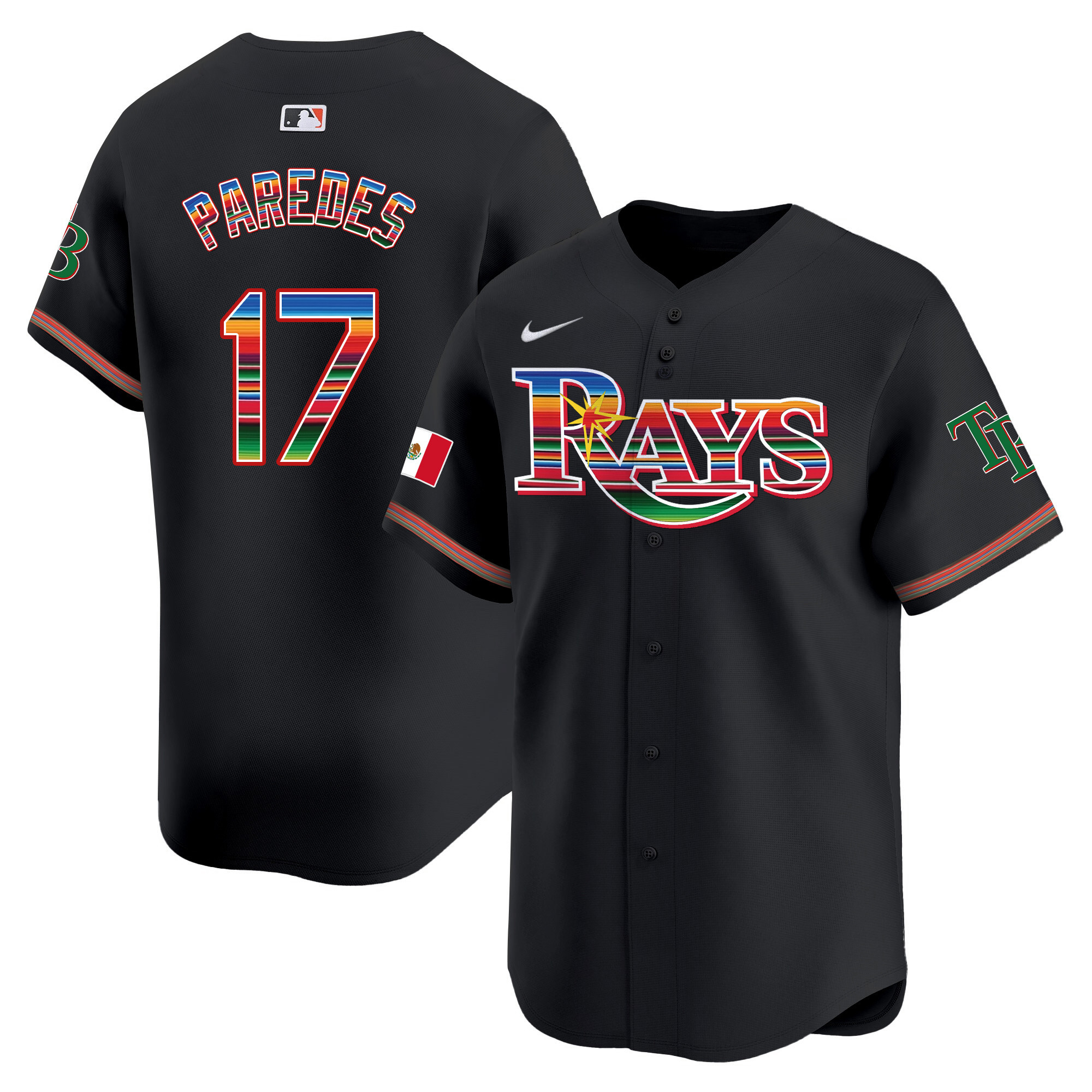 Men's Tampa Bay Rays Mexico Vapor Premier Limited Jersey - All Stitched