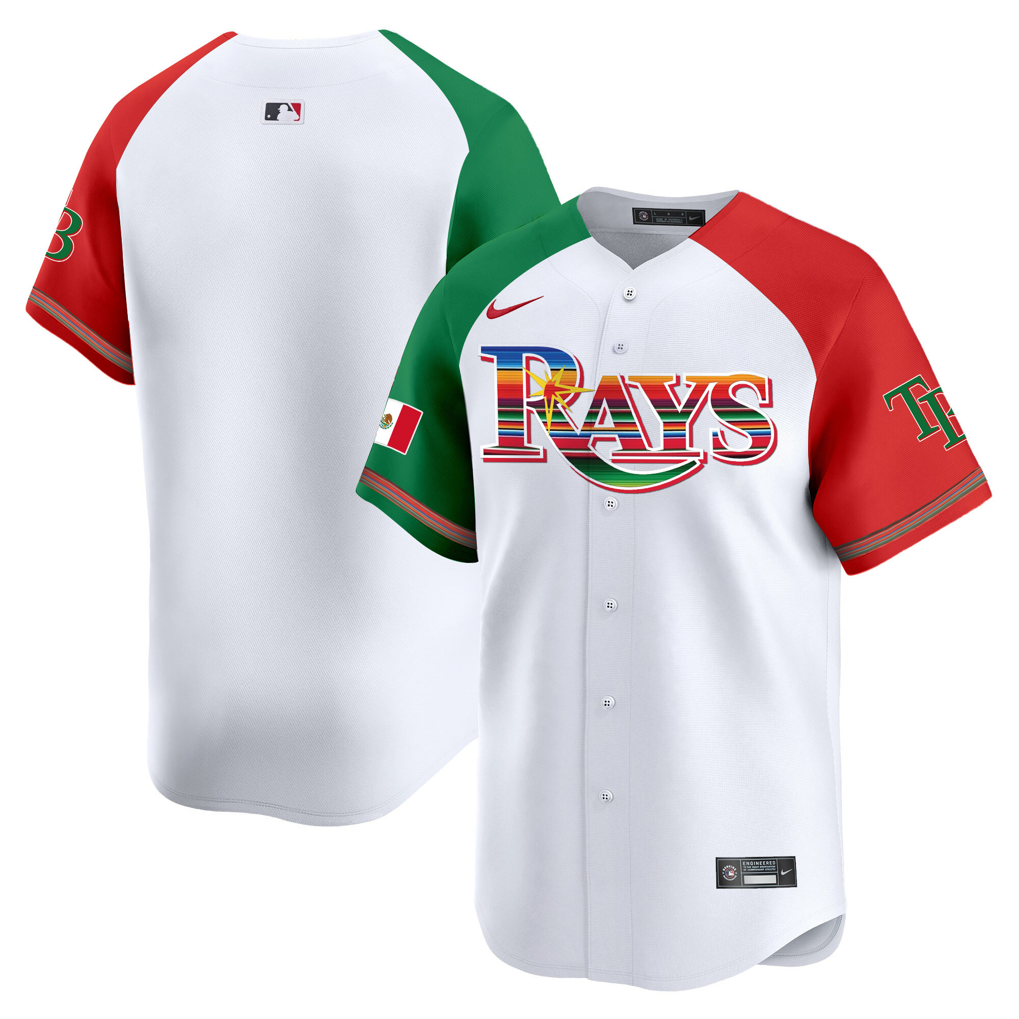 Men's Tampa Bay Rays Mexico Vapor Premier Limited Jersey - All Stitched