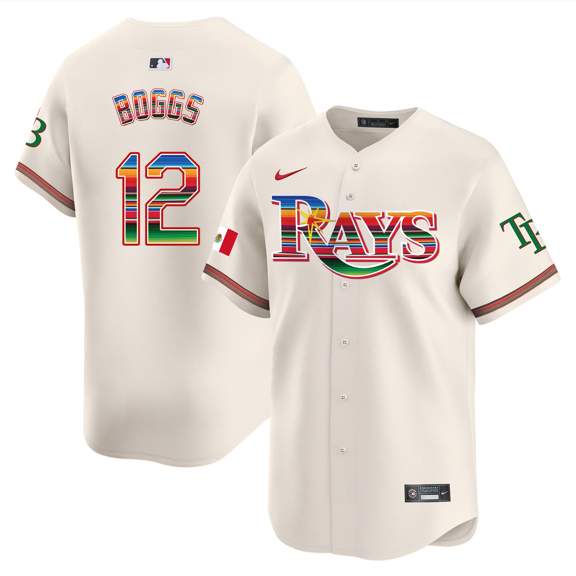 Men's Tampa Bay Rays Mexico Vapor Premier Limited Jersey - All Stitched