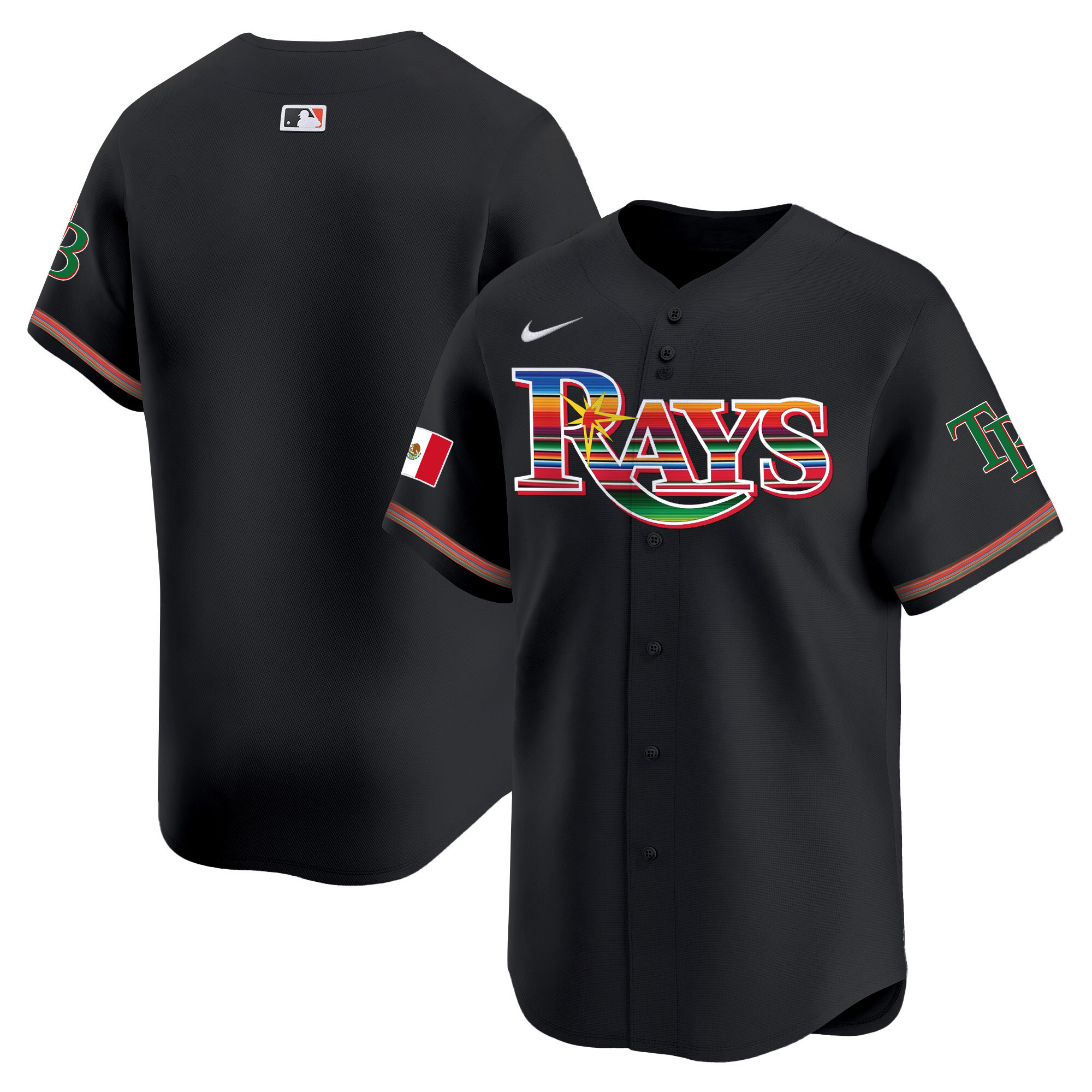 Men's Tampa Bay Rays Mexico Vapor Premier Limited Jersey - All Stitched