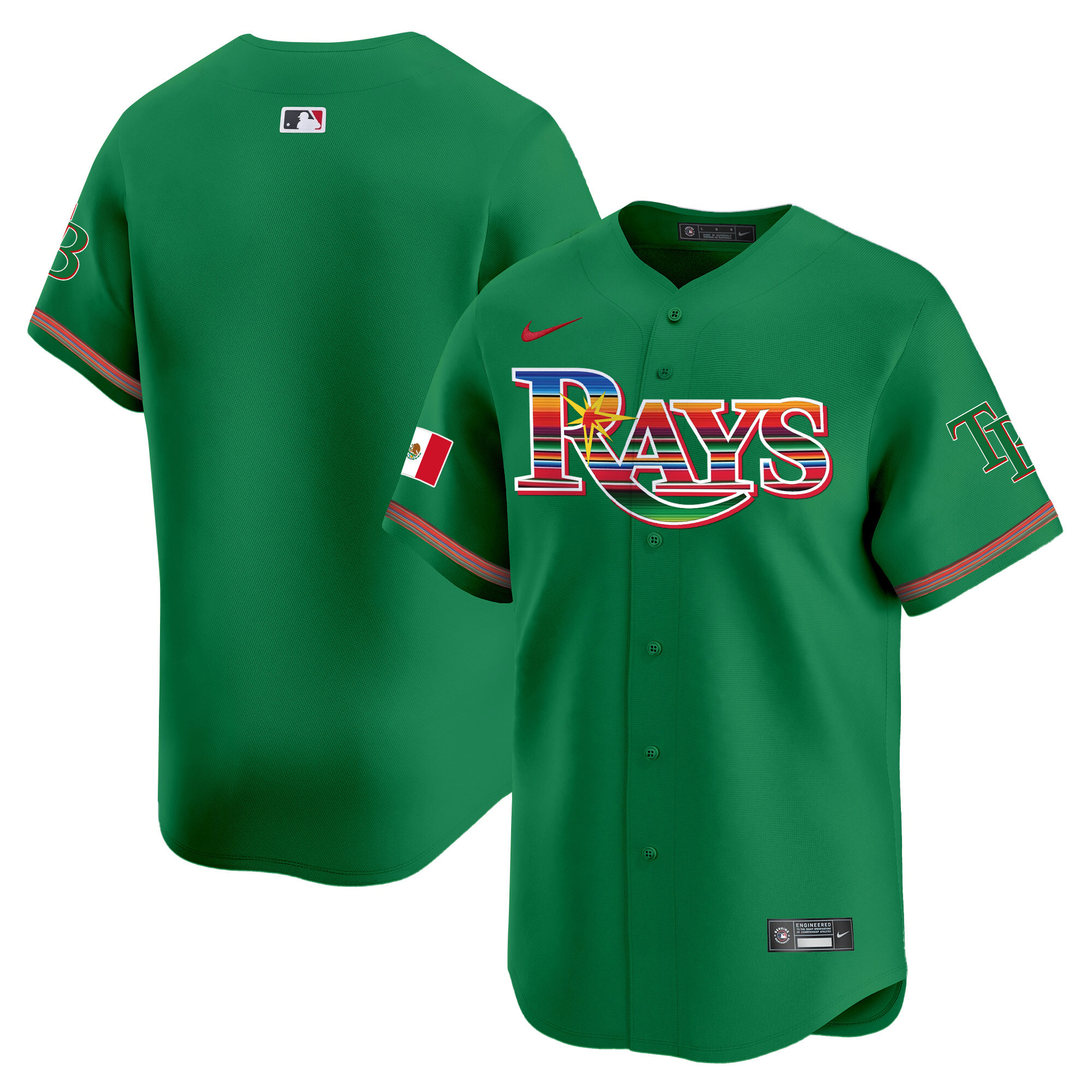Men's Tampa Bay Rays Mexico Vapor Premier Limited Jersey - All Stitched
