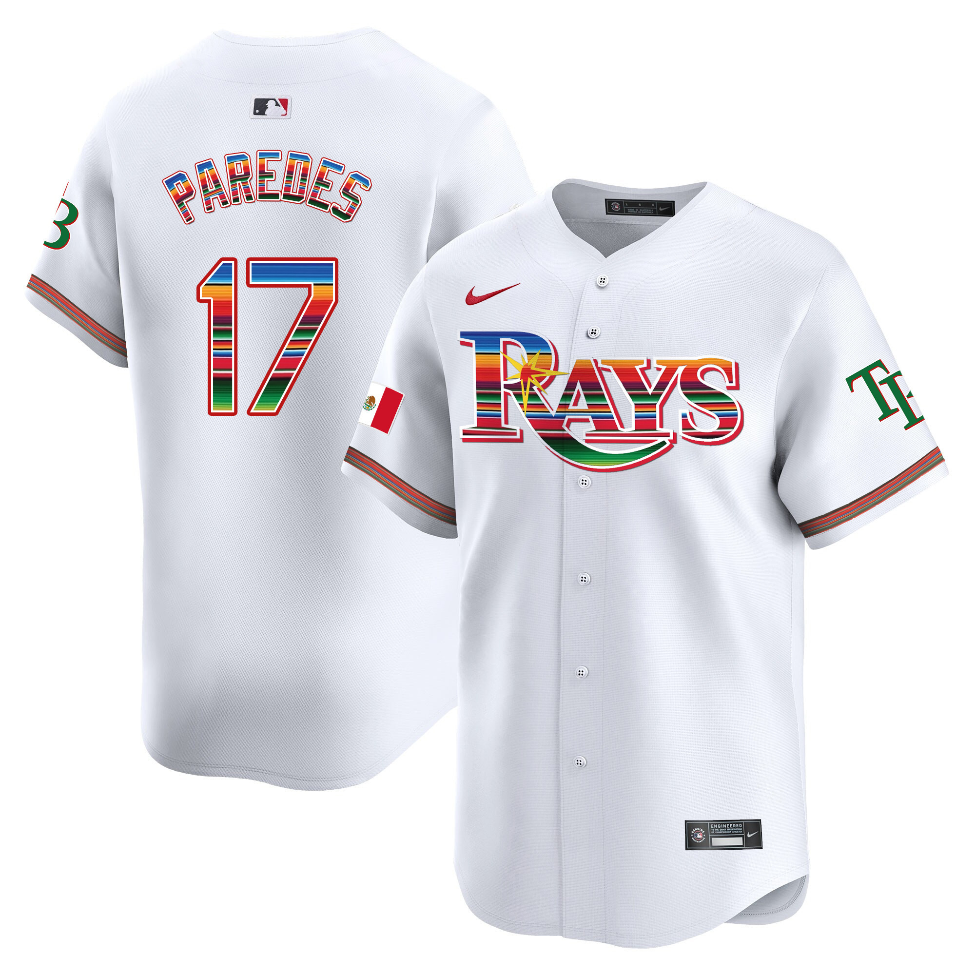 Men's Tampa Bay Rays Mexico Vapor Premier Limited Jersey - All Stitched