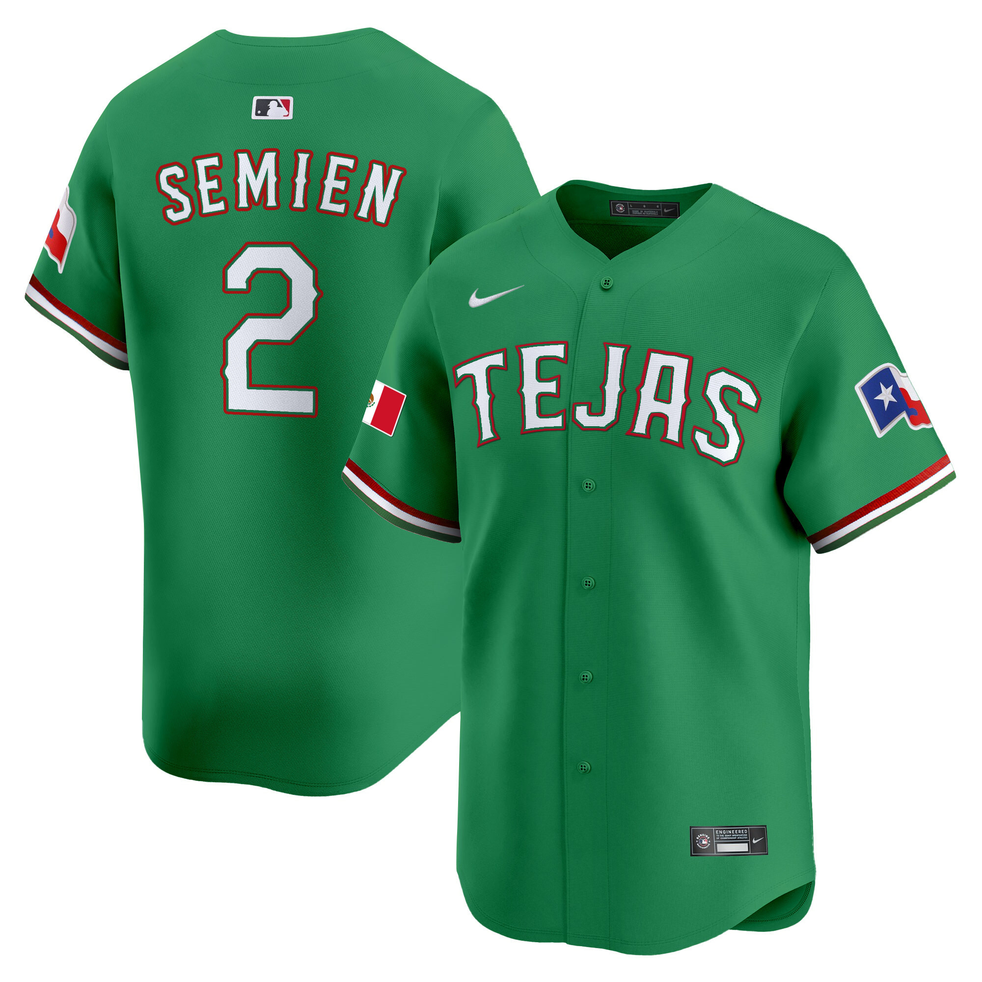 Men's Texas Rangers Mexico Vapor Premier Limited Jersey V2 - All Stitched