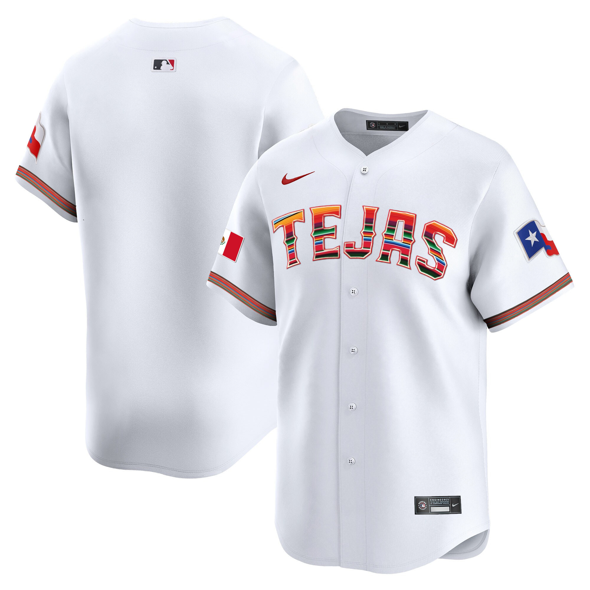 Men's Texas Rangers Mexico Vapor Premier Limited Jersey V2 - All Stitched